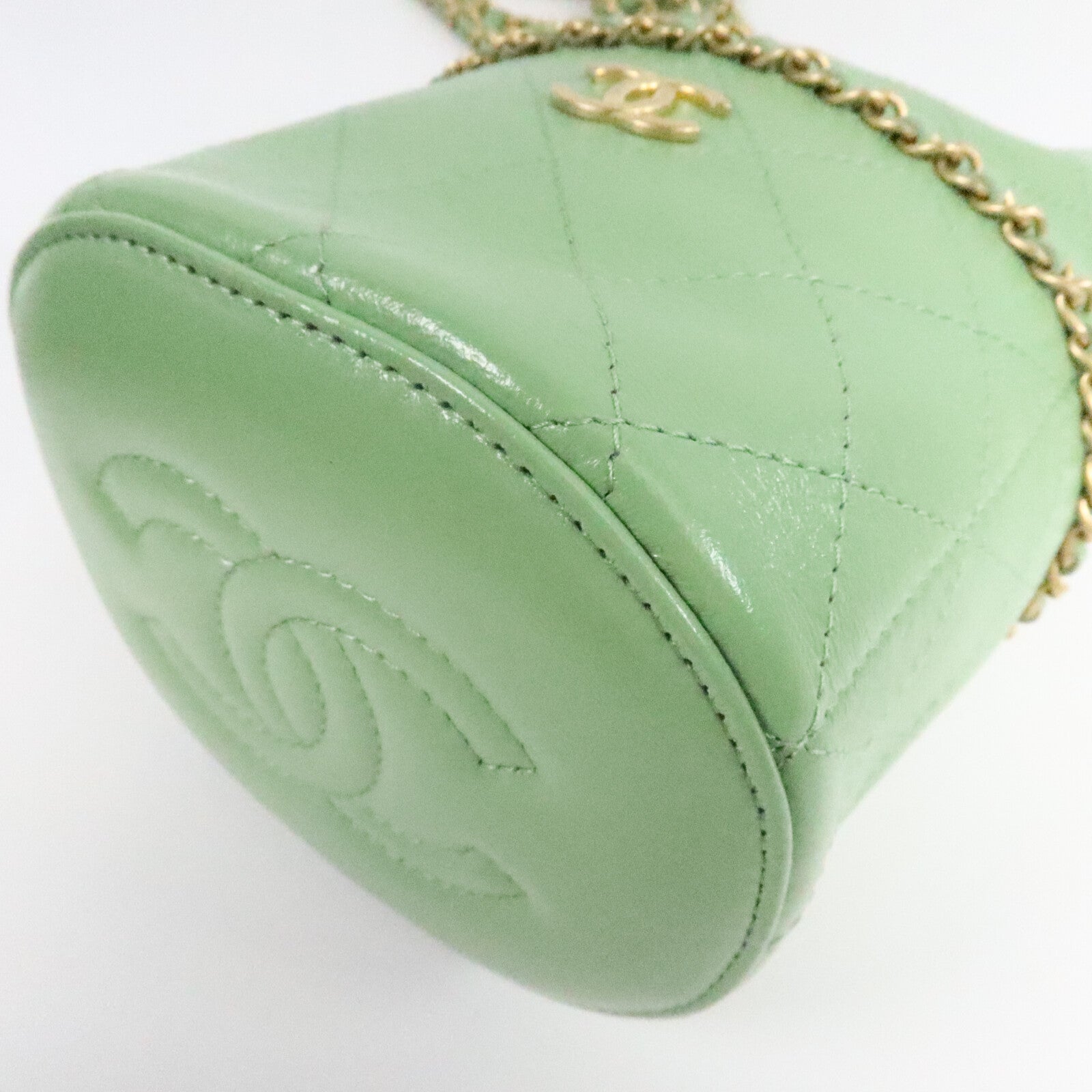 CHANEL 羊皮皮革Chain Shoulder Bag肩背袋