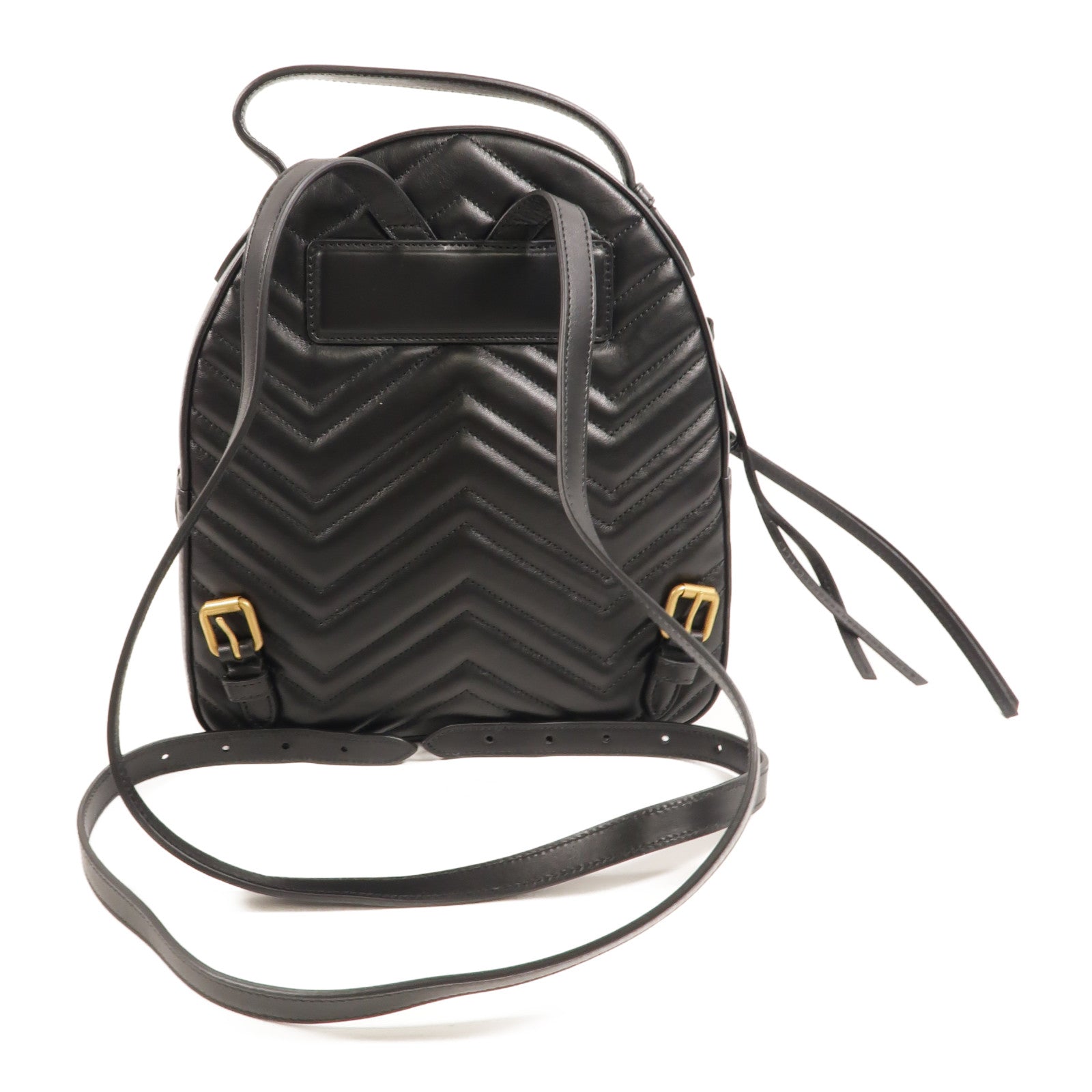 GUCCI 牛皮皮革GG Marmont Backpack/Rucksack背包