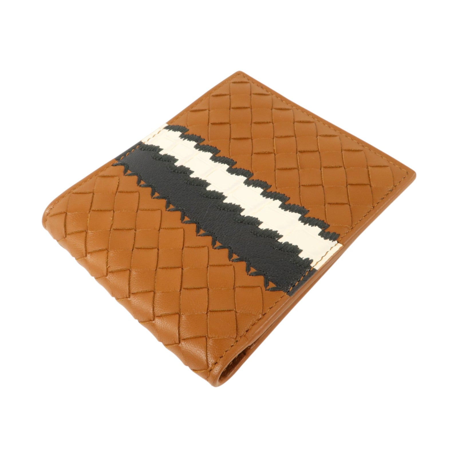 BOTTEGA VENETA 織紋皮革/鱷魚皮革Bifold Wallet錢包