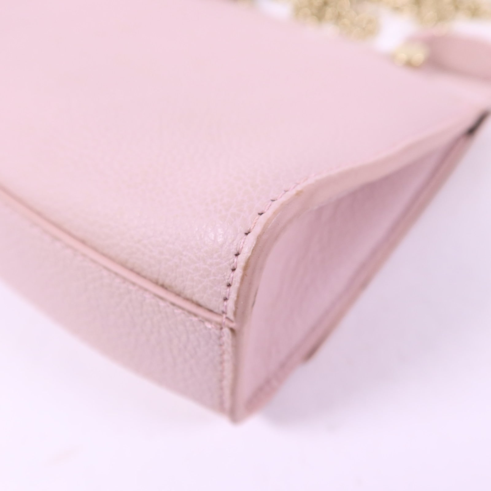 Furla 牛皮皮革Chain Shoulder Bag金扣鏈帶肩背袋