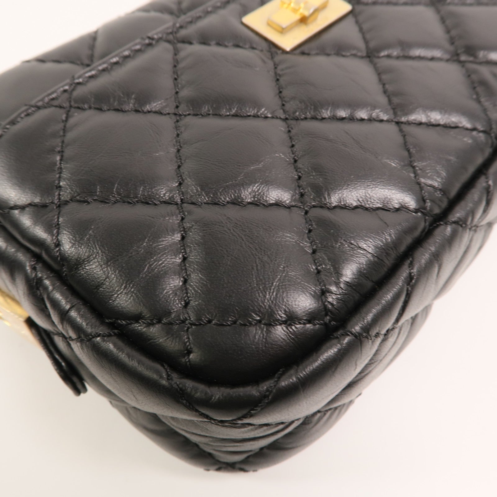 CHANEL 【激減優惠】牛皮皮革2.55 Camera Bag鏈帶肩背袋