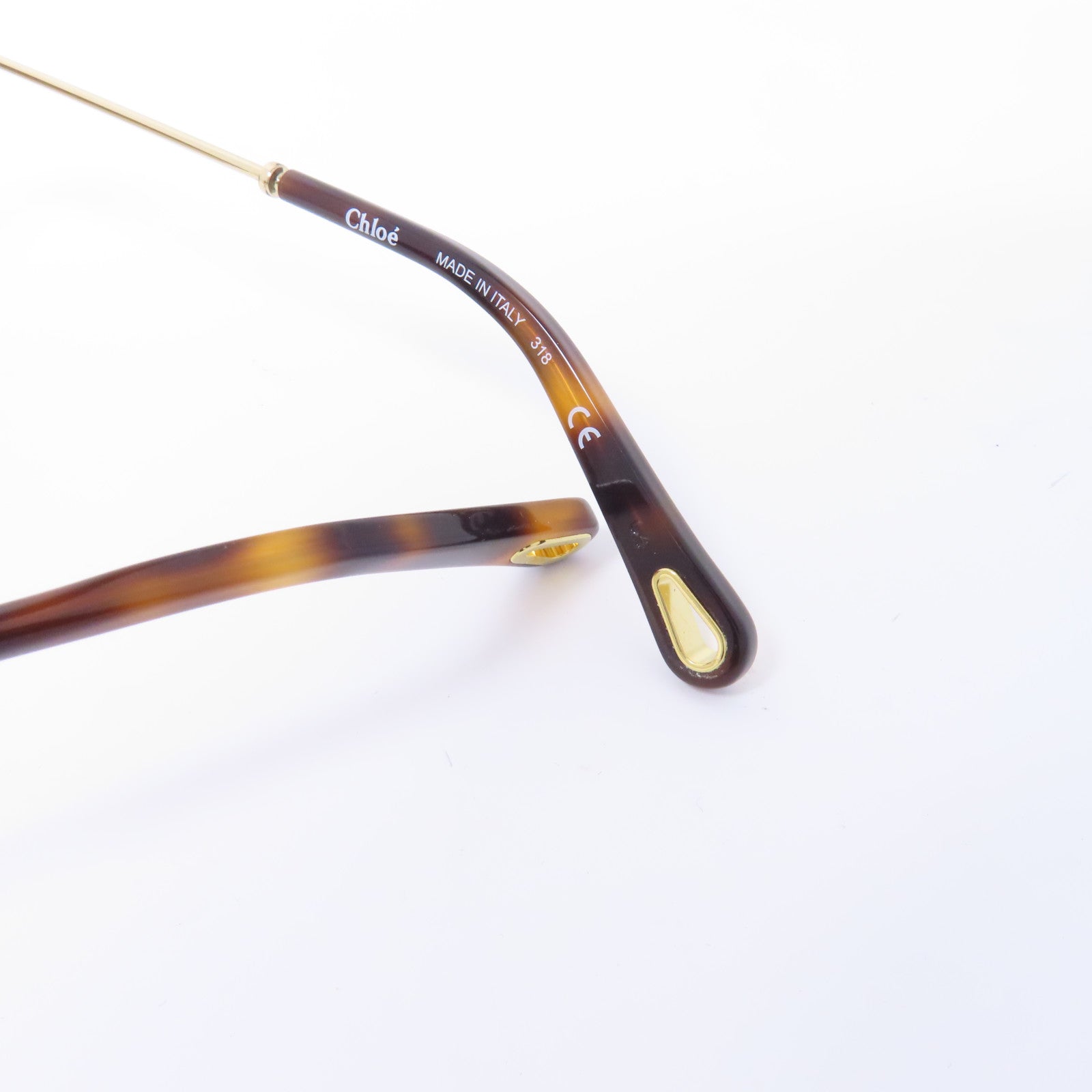 Chloe PVC/金屬Sunglasses太陽眼鏡啡色