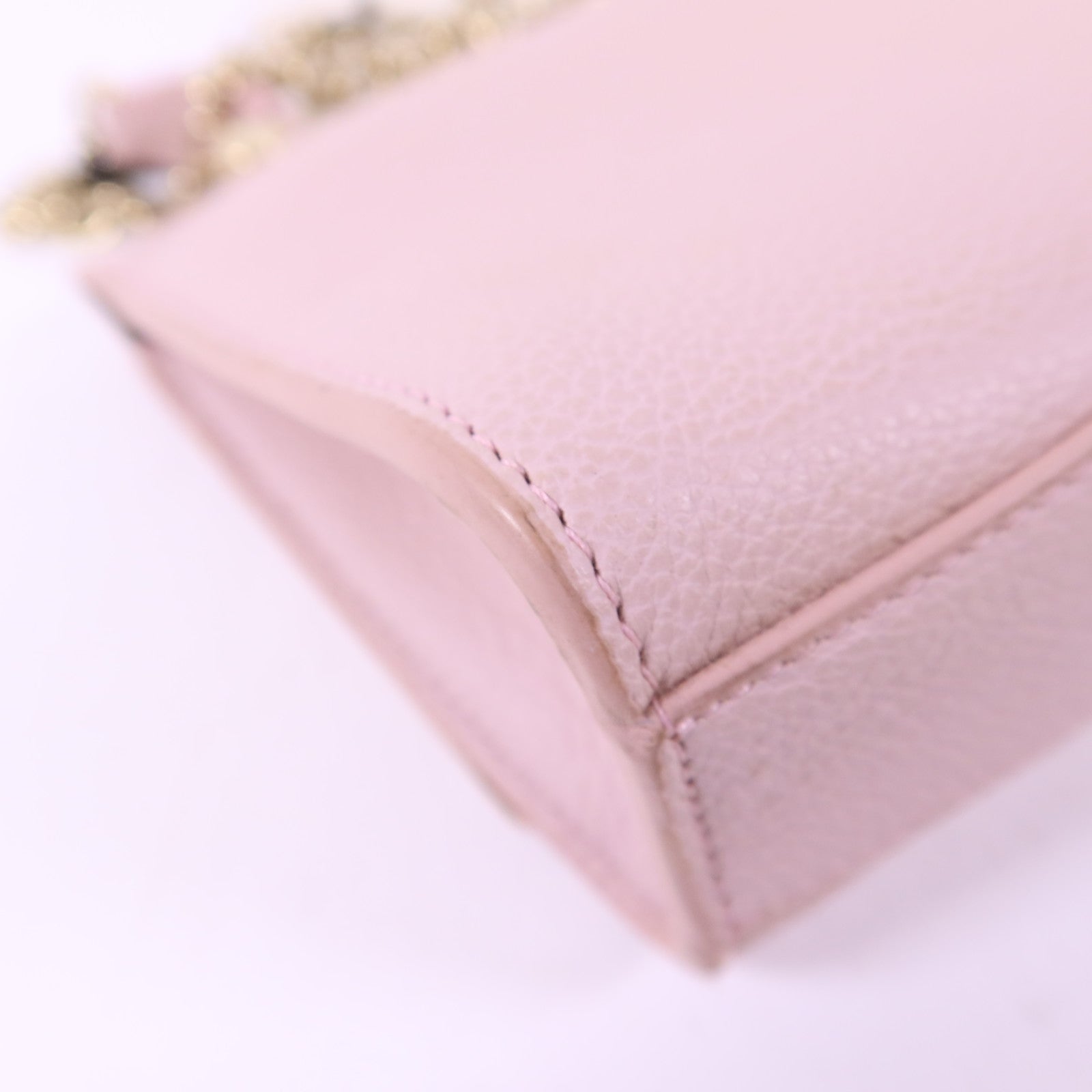 Furla 牛皮皮革Chain Shoulder Bag金扣鏈帶肩背袋