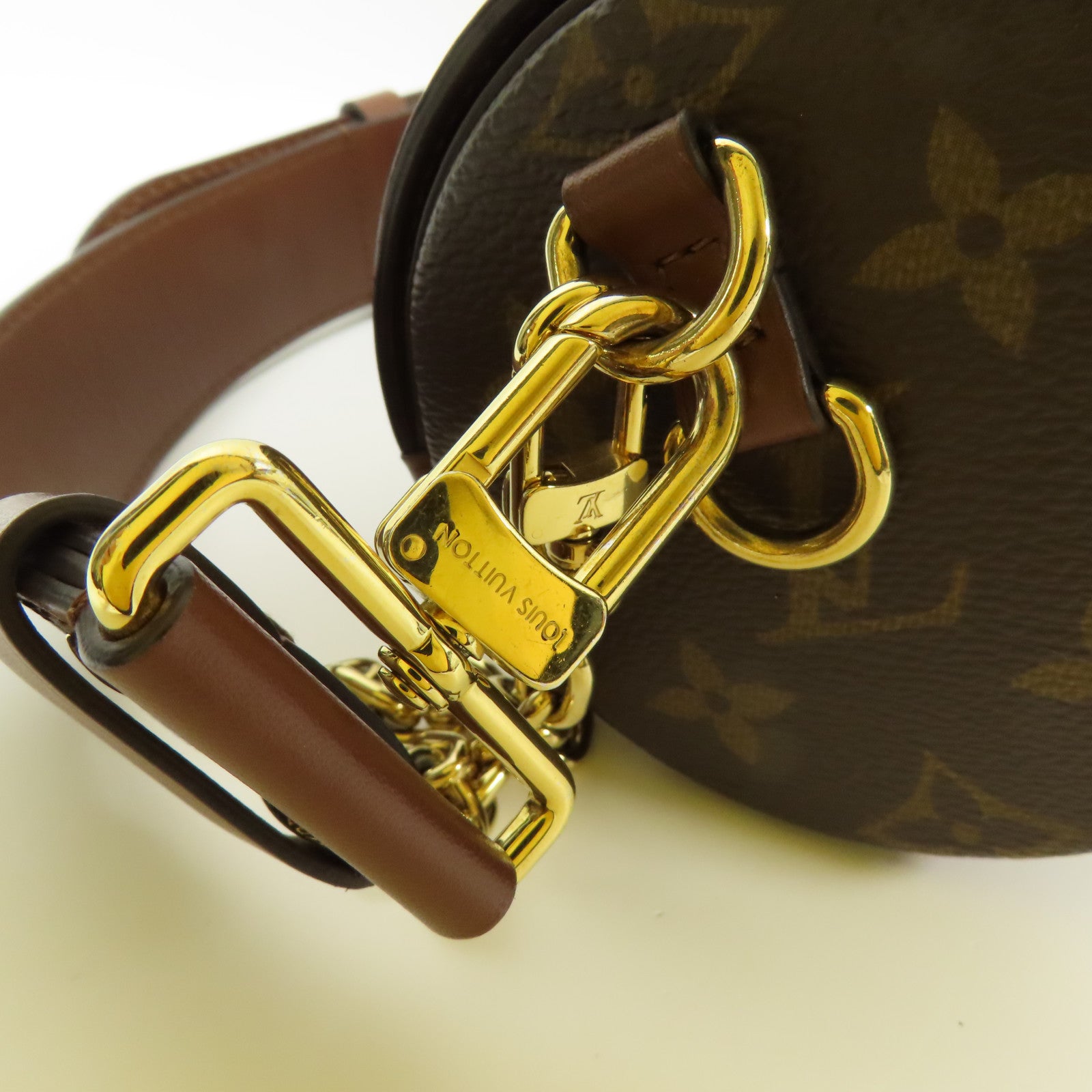 LOUIS VUITTON LV GHW Papillon Trunk 2way Shoulder Bag M57835 Monogram Brown