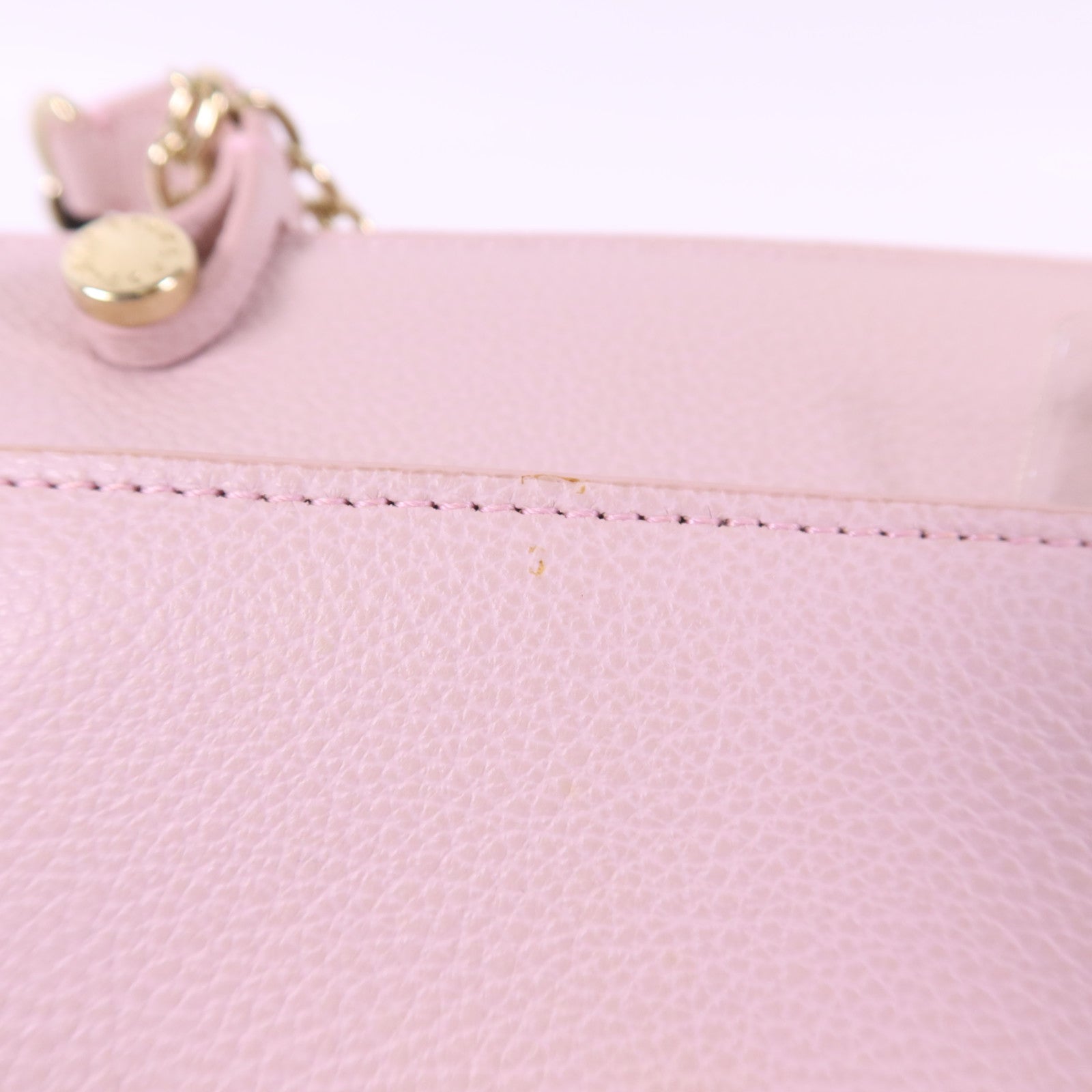 Furla 牛皮皮革Chain Shoulder Bag金扣鏈帶肩背袋