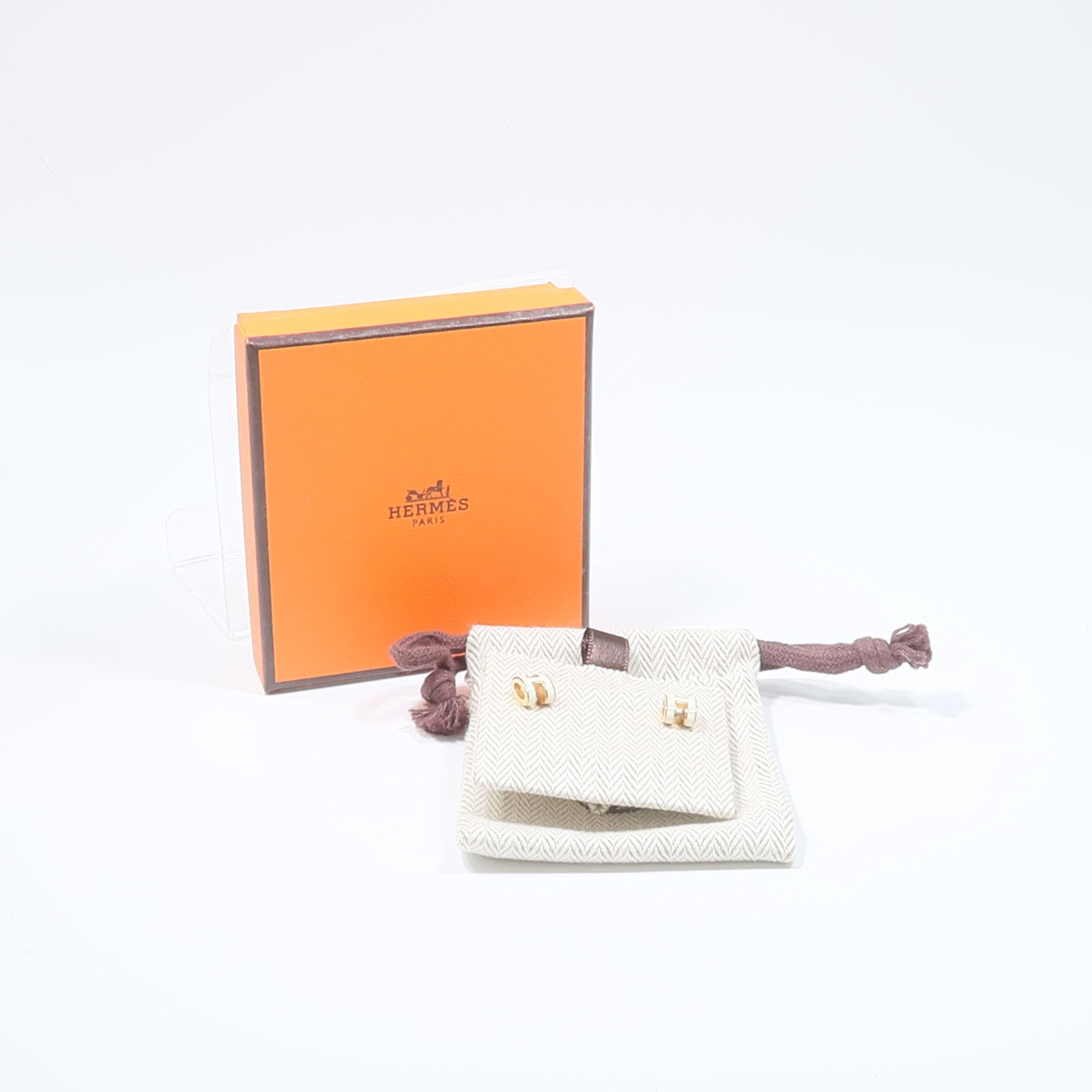 HERMES 金屬Mini Pop H Earrings耳環