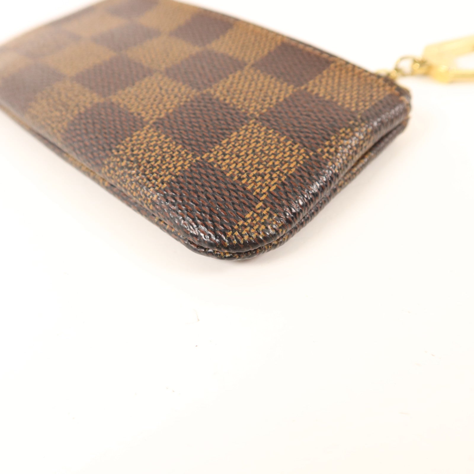 LOUIS VUITTON Damier Pochette Cles金扣零錢包