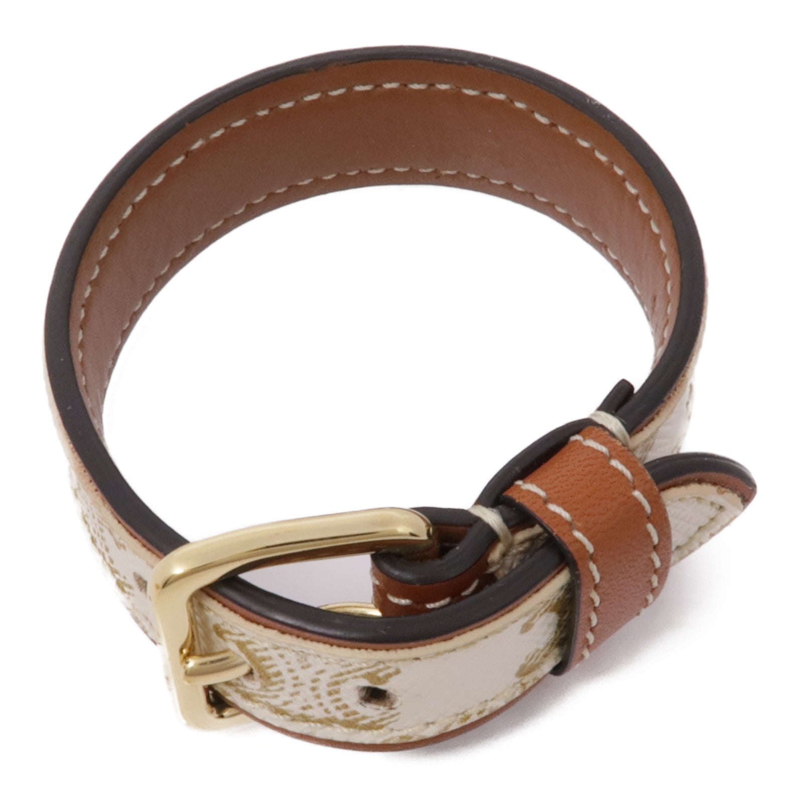 CELINE 塗層帆布/皮革Bracelet手鏈