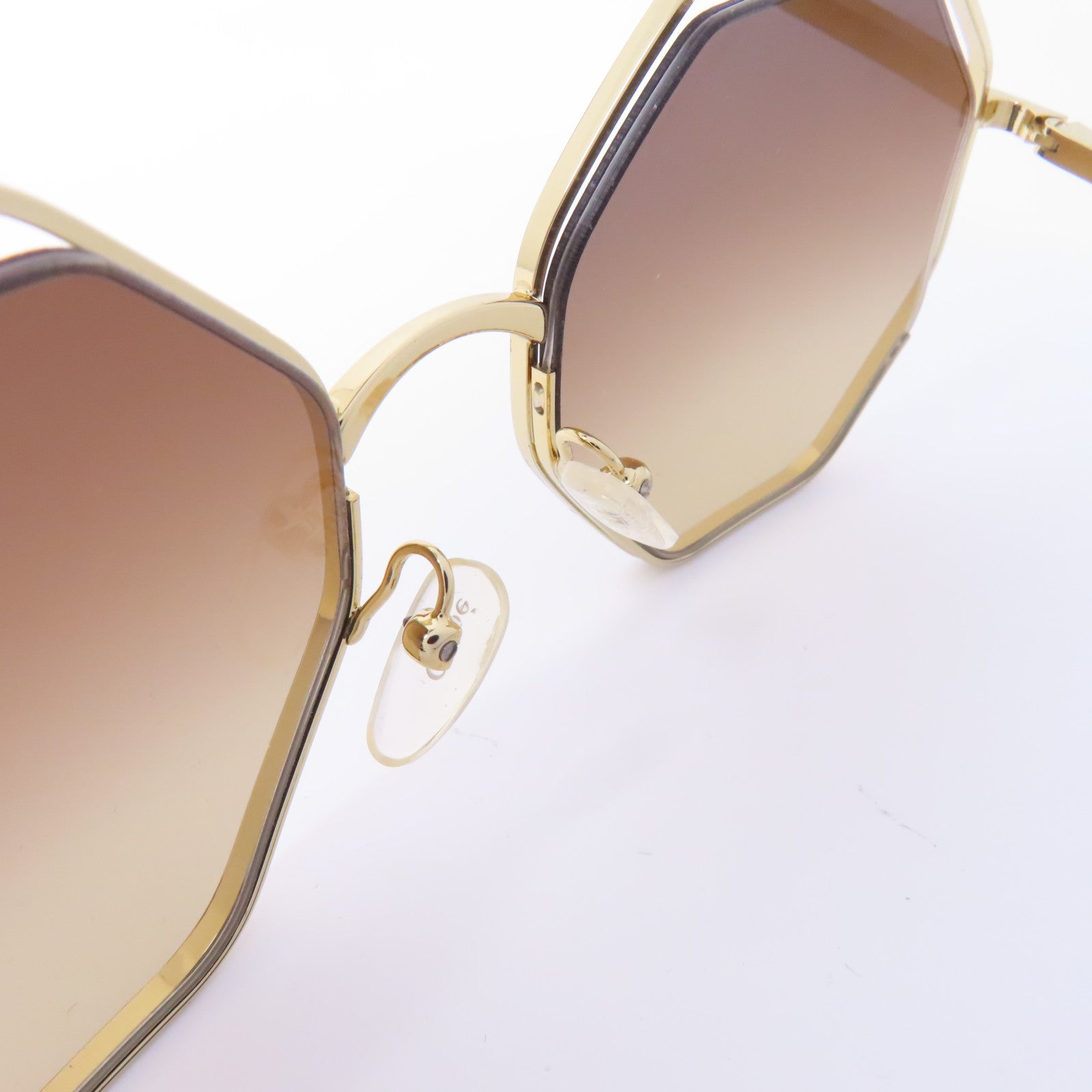 Chloe PVC/金屬Sunglasses太陽眼鏡啡色
