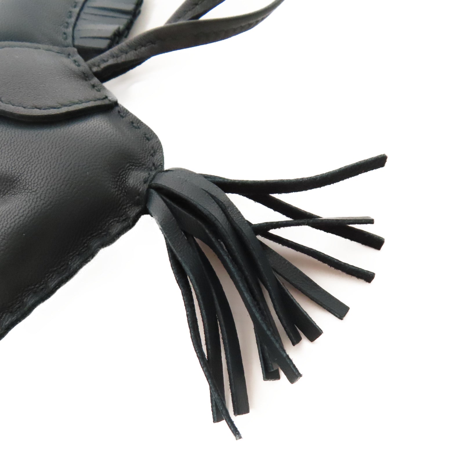 HERMES Swift皮革Rodeo MM掛飾綠色