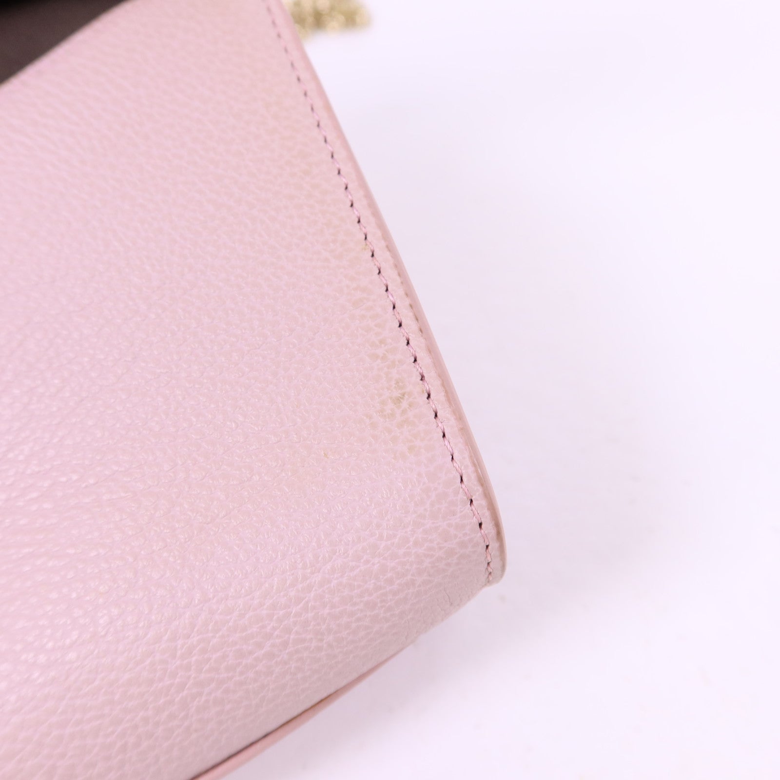 Furla 牛皮皮革Chain Shoulder Bag金扣鏈帶肩背袋