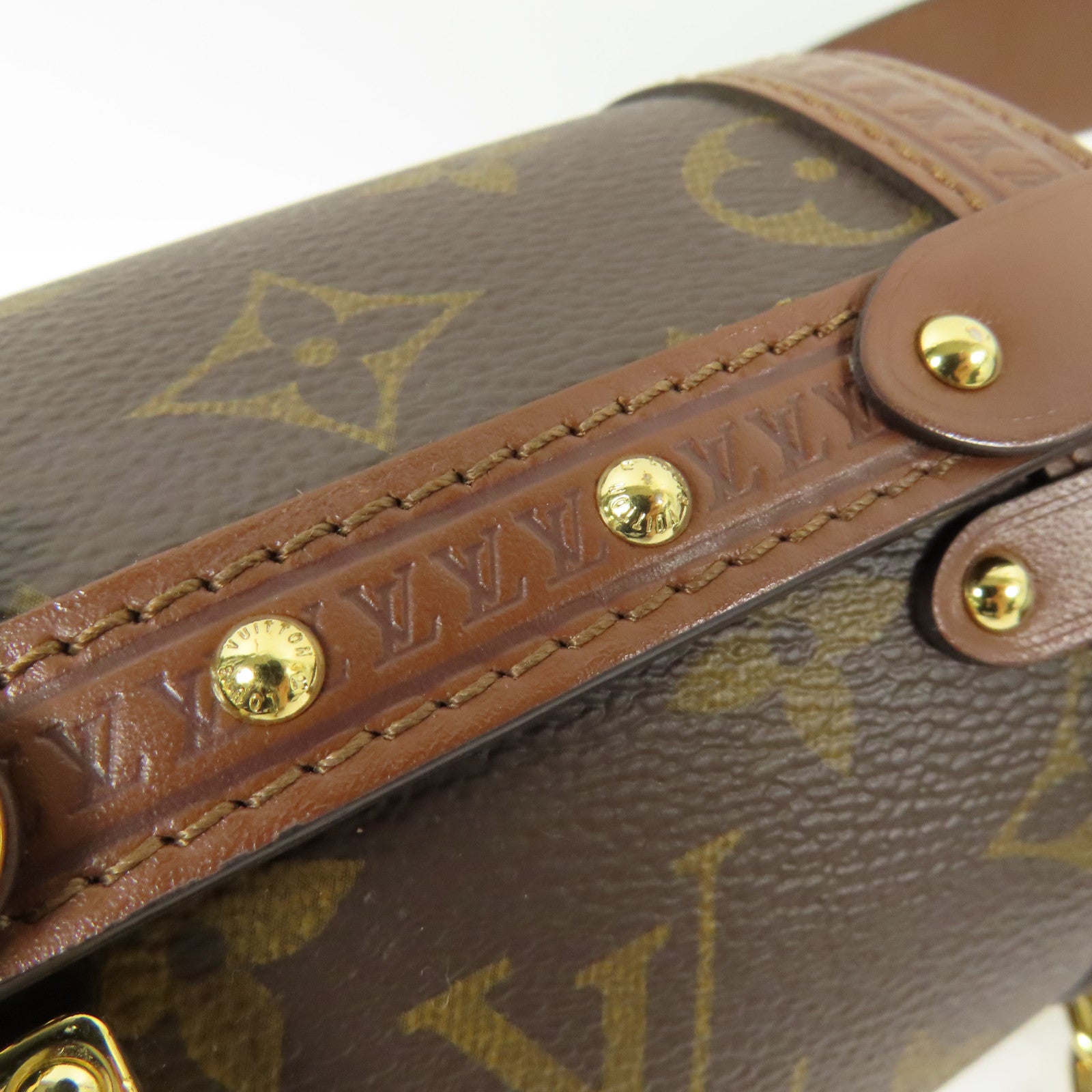 LOUIS VUITTON LV GHW Papillon Trunk 2way Shoulder Bag M57835 Monogram Brown