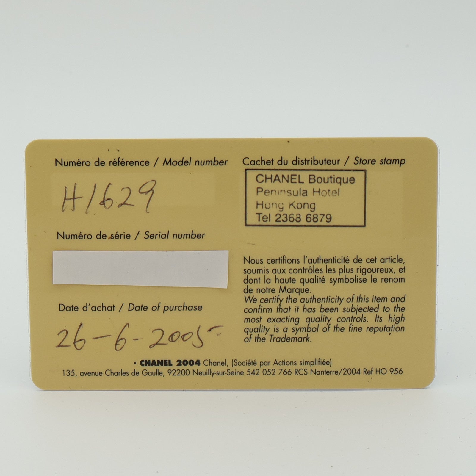 CHANEL J12 H1629