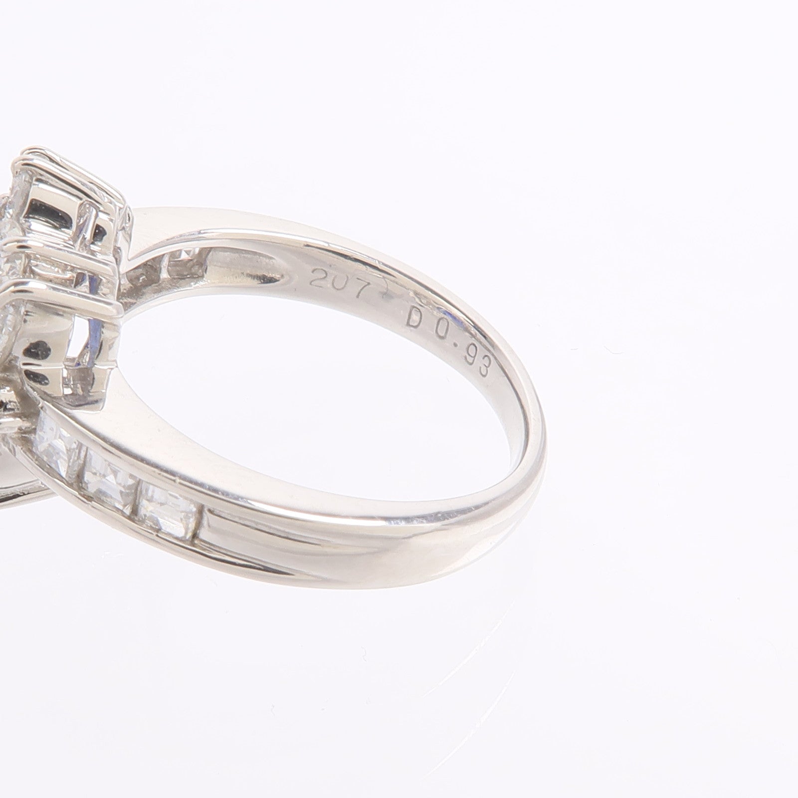 JEWELRY PT900鉑金Sapphire Diamond Ring藍寶石/鑽石戒指