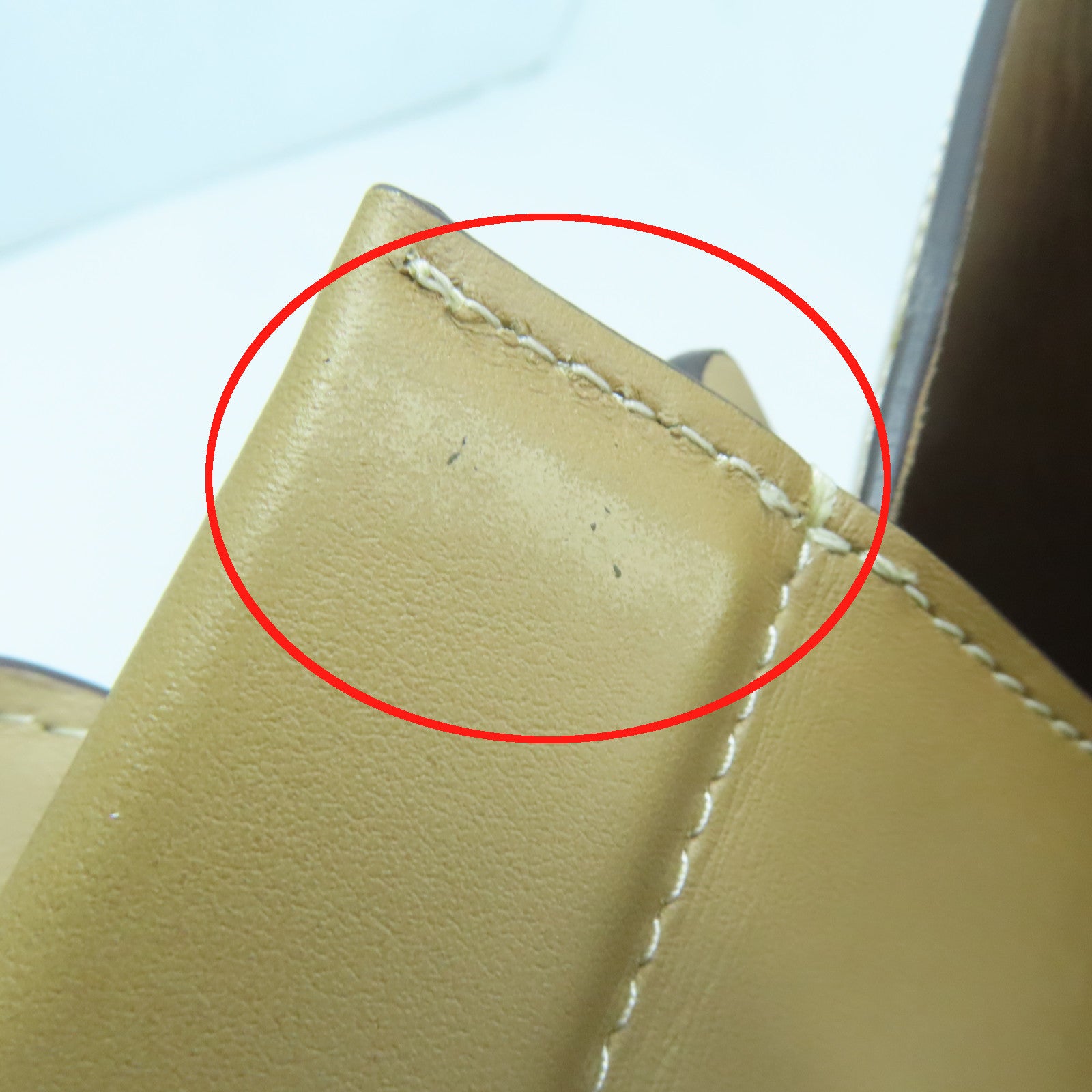 COACH 【激減優惠】塗層帆布Handbag銀扣手挽袋米色