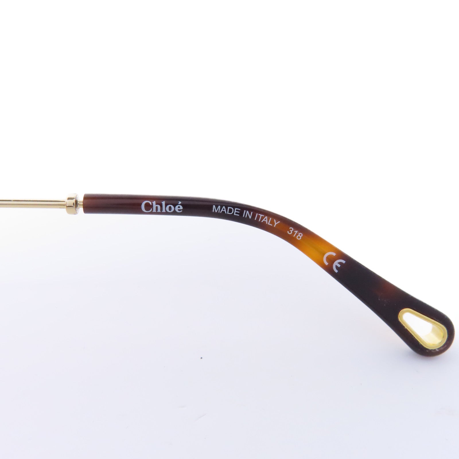 Chloe PVC/金屬Sunglasses太陽眼鏡啡色