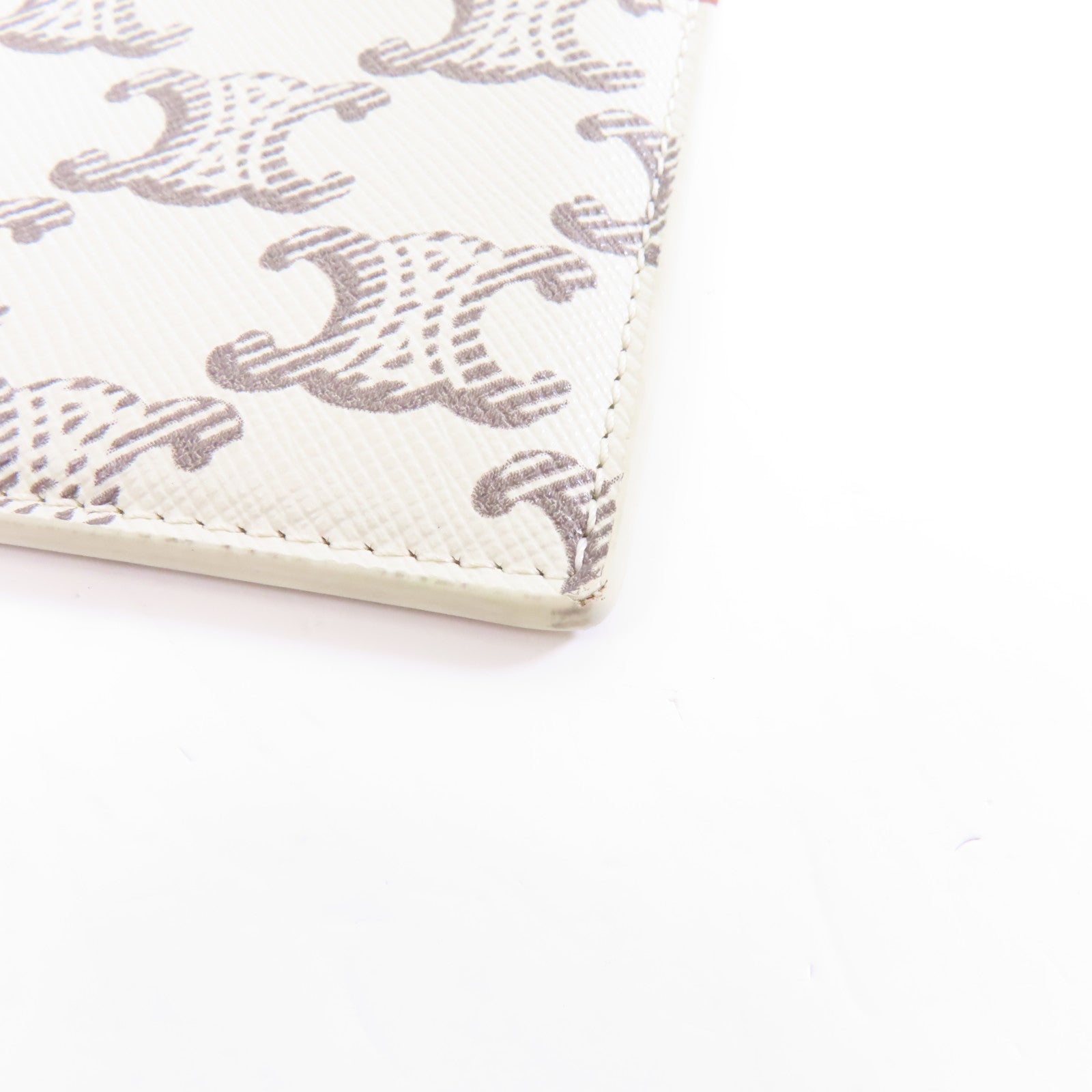 CELINE 塗層帆布Card Case卡片套米色