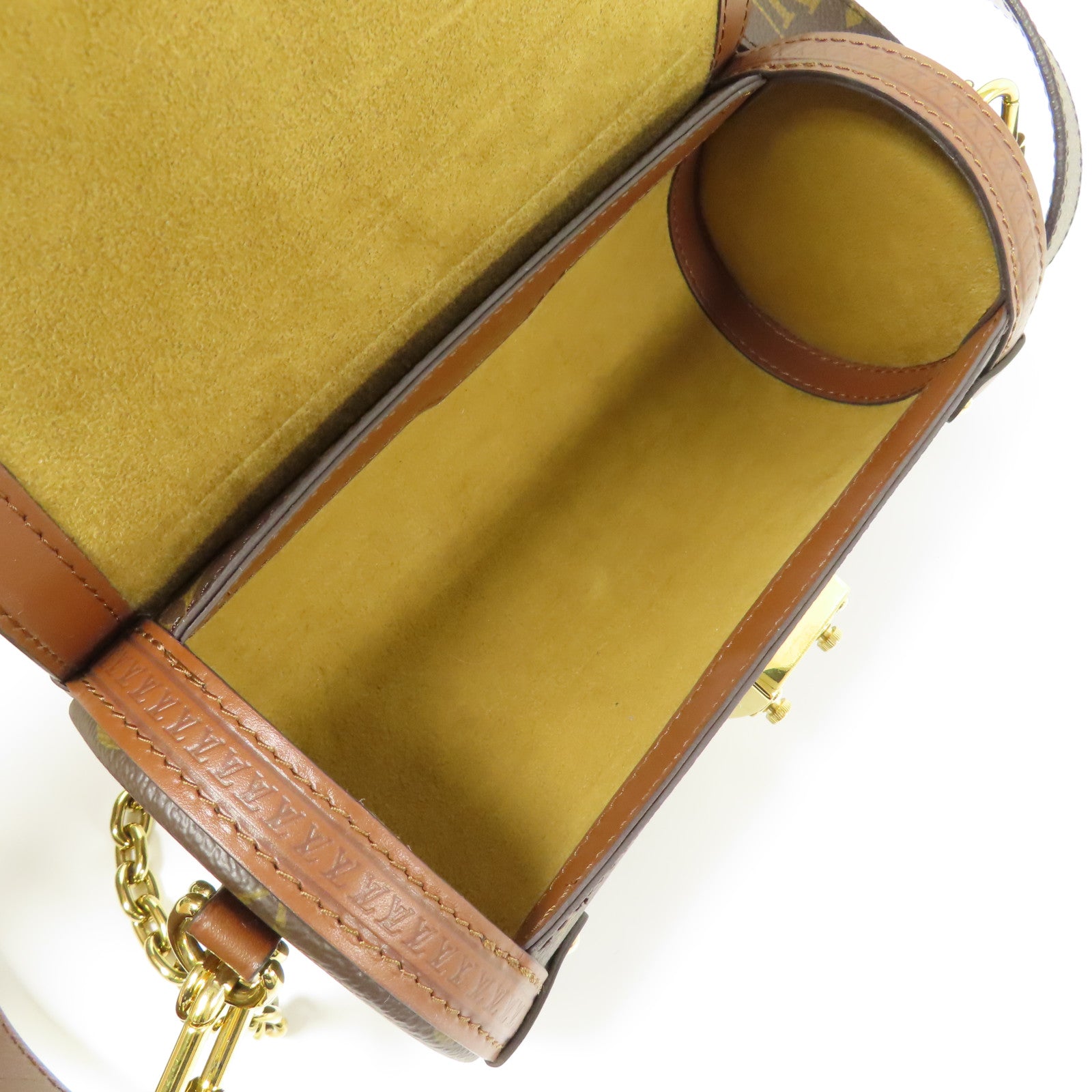 LOUIS VUITTON LV GHW Papillon Trunk 2way Shoulder Bag M57835 Monogram Brown