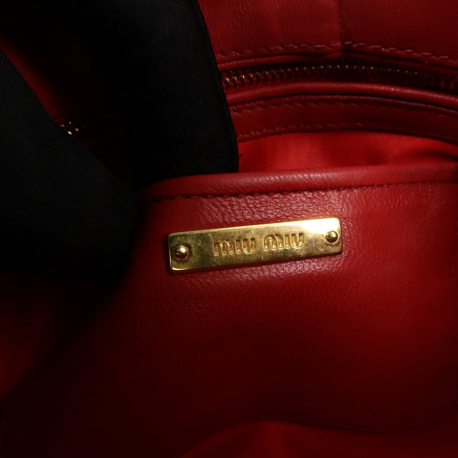 Miu Miu 羊皮皮革Shoulder Clutch Bag肩背袋