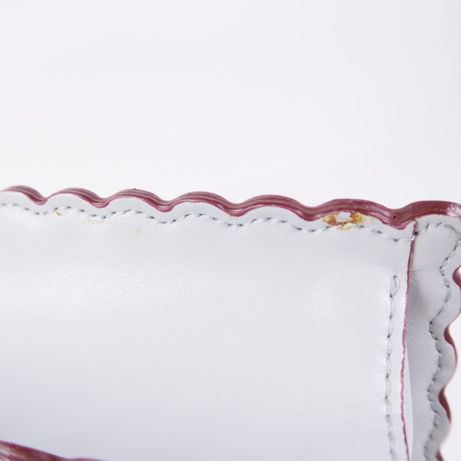 FENDI GHW Chain Shoulder Bag Calfskin Leather 8M0381 Grey