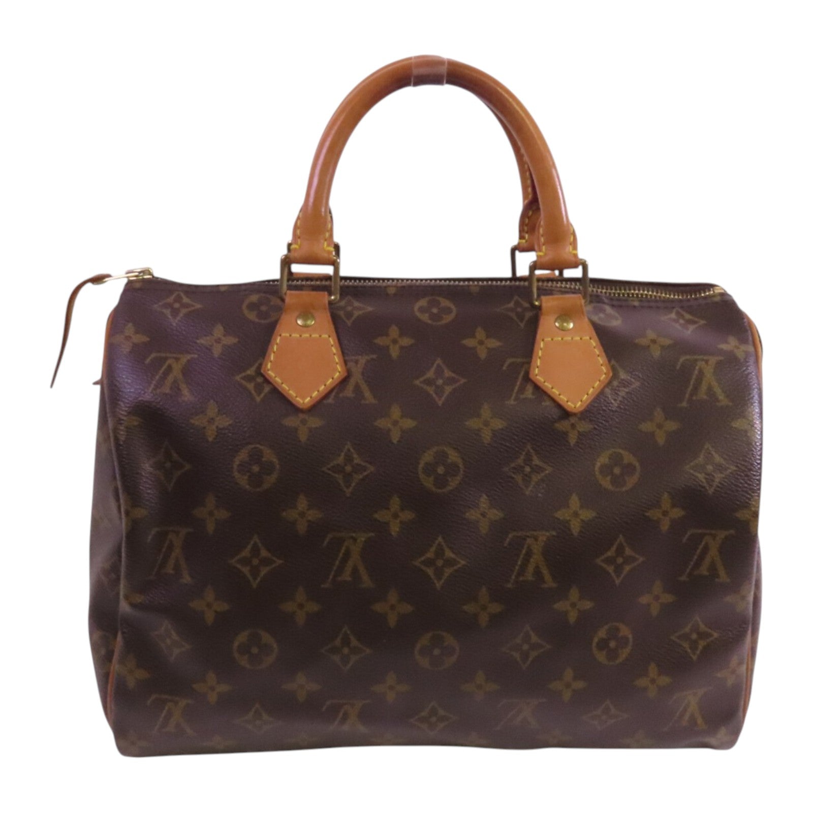 LOUIS VUITTON Monogram Speedy 30金扣手挽袋