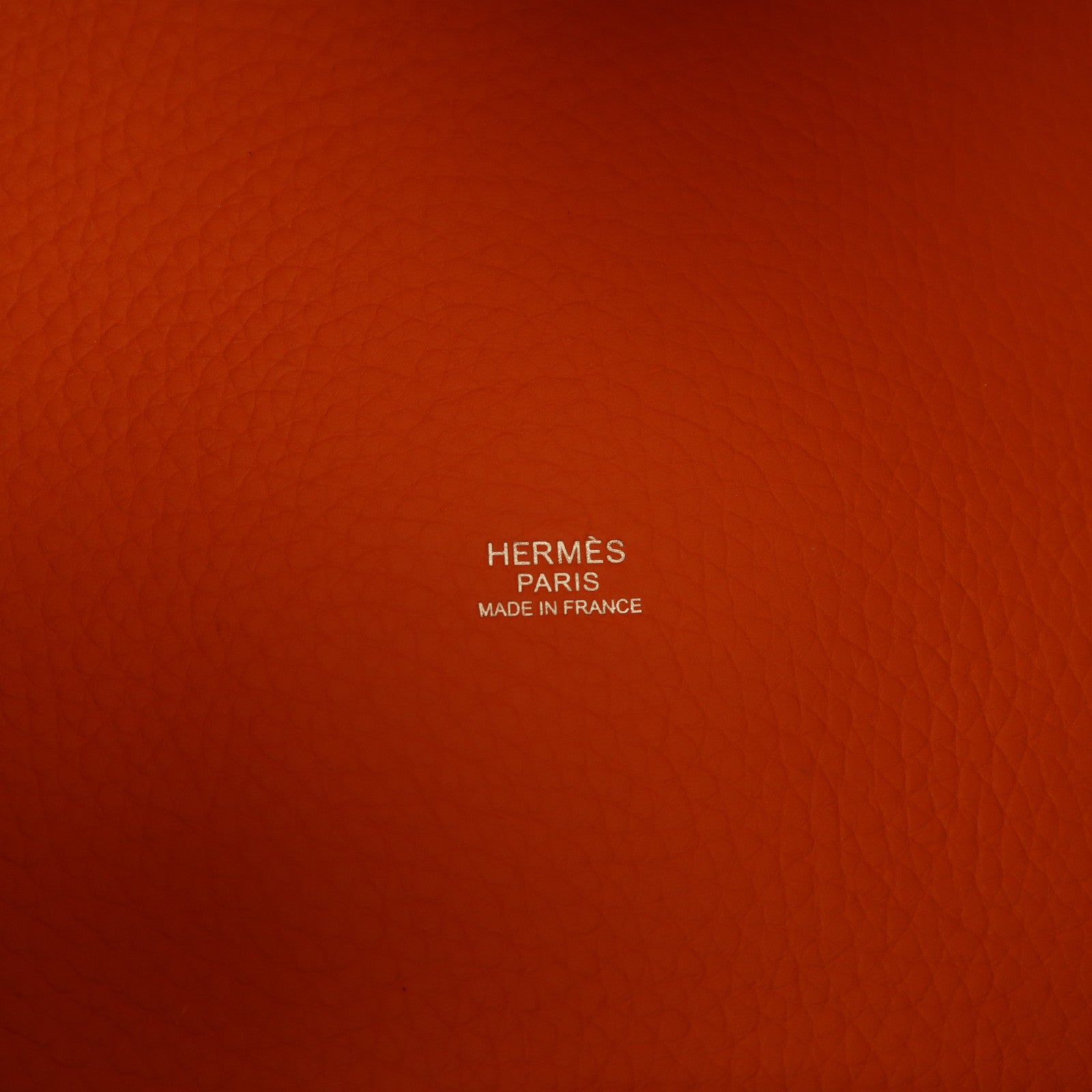 HERMES Clemence皮革Picotin GM銀扣手挽袋