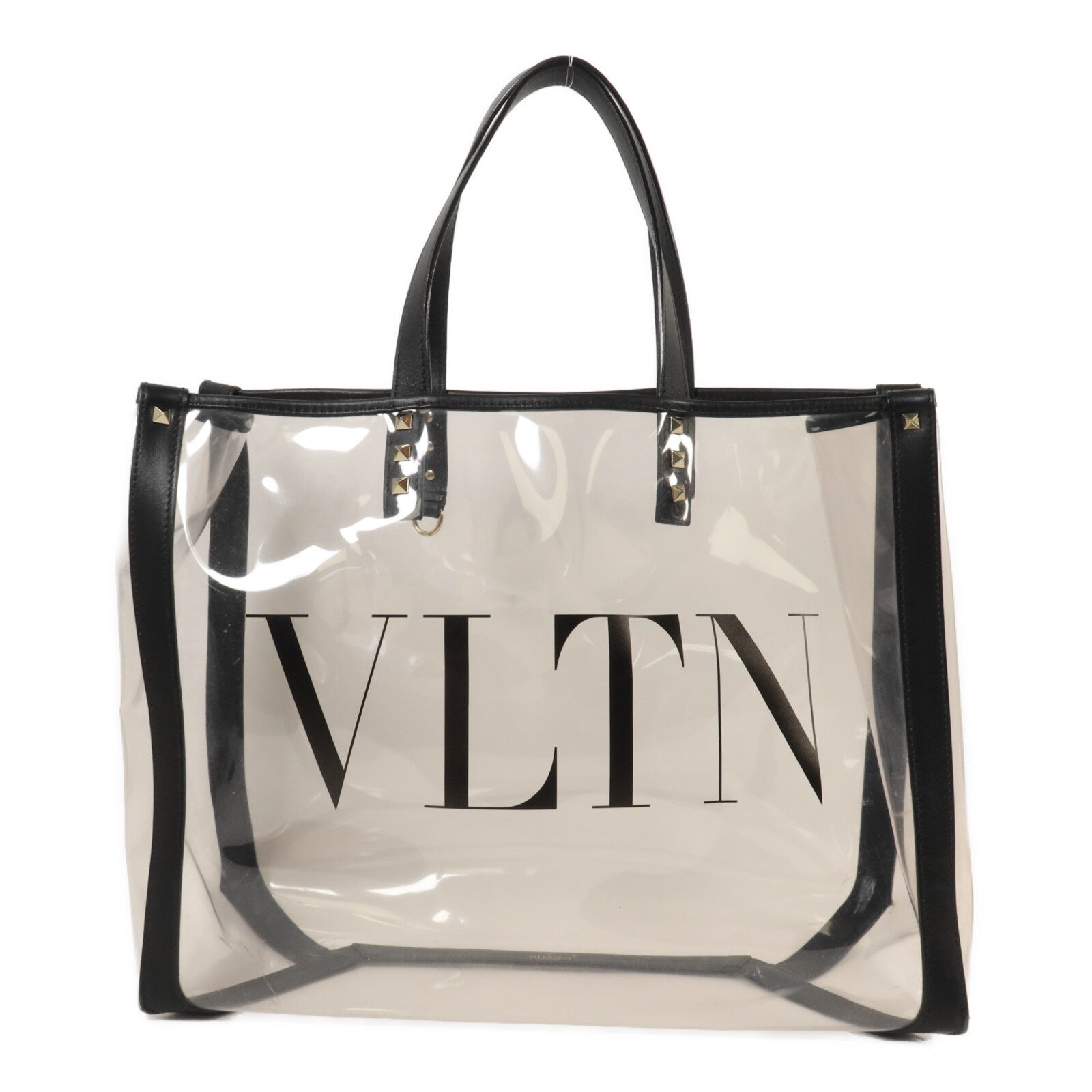 Valentino PVC/牛皮皮革Tote Bag手挽袋