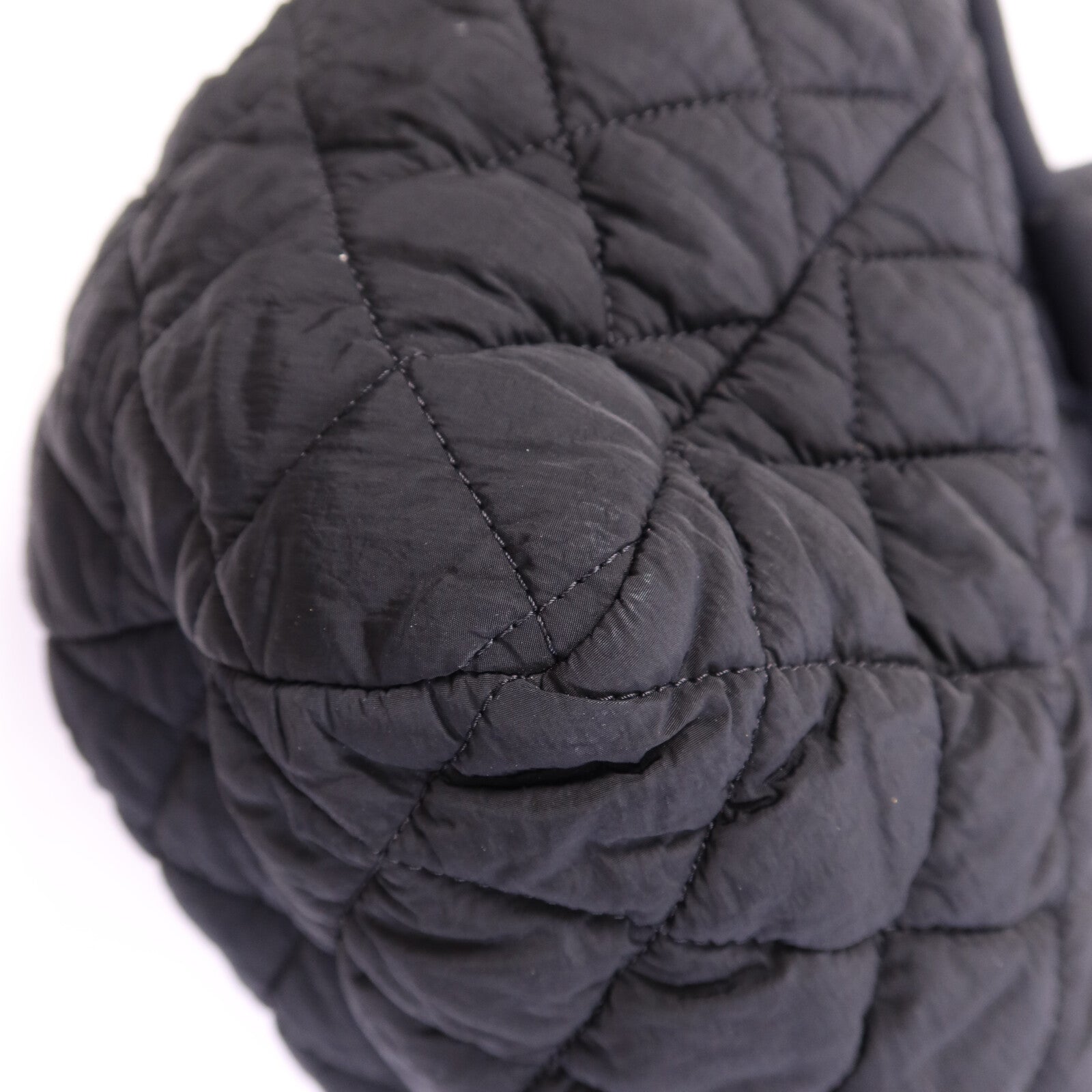 CHANEL 尼龍Coco CoCoon銀扣手挽袋