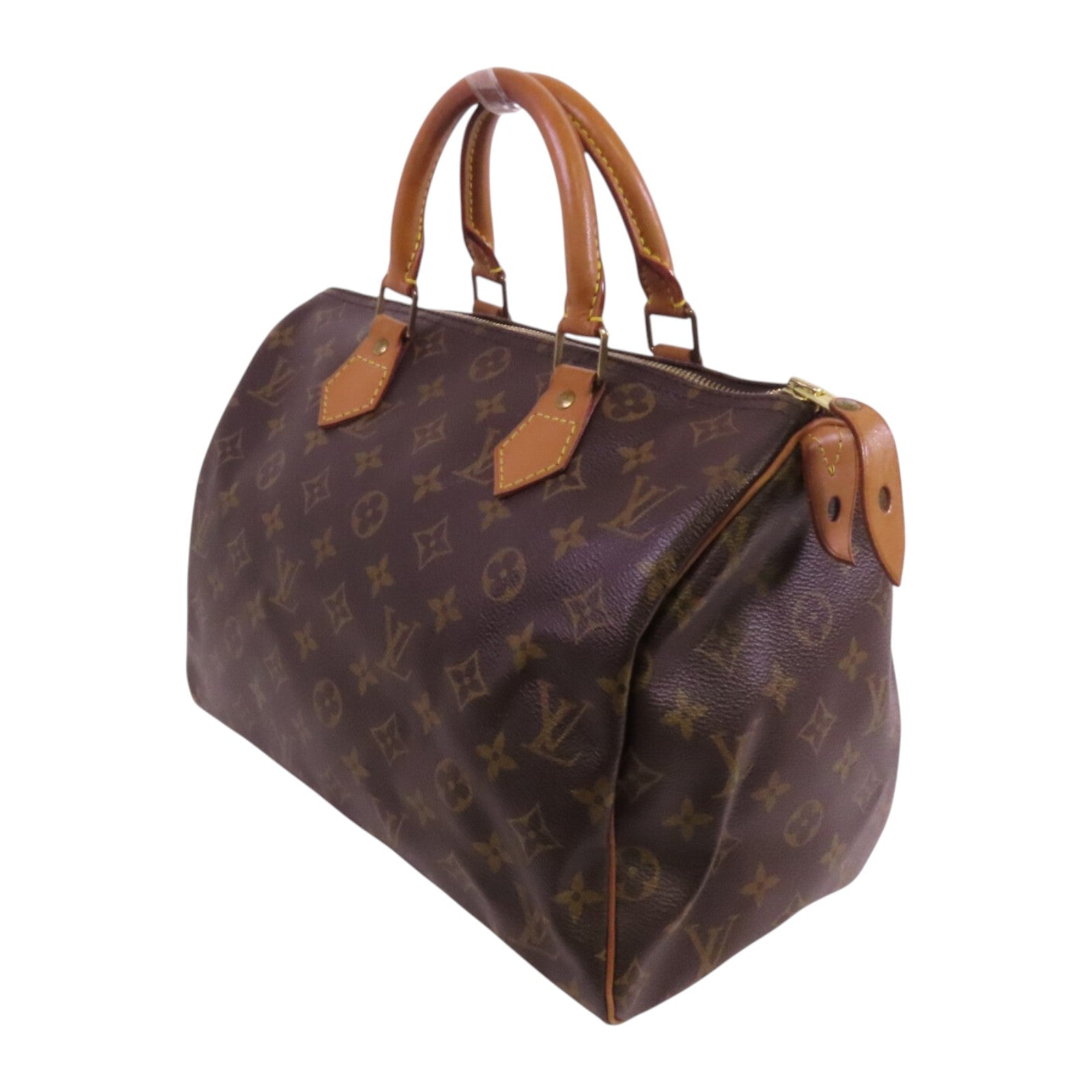 LOUIS VUITTON Monogram Speedy 30金扣手挽袋