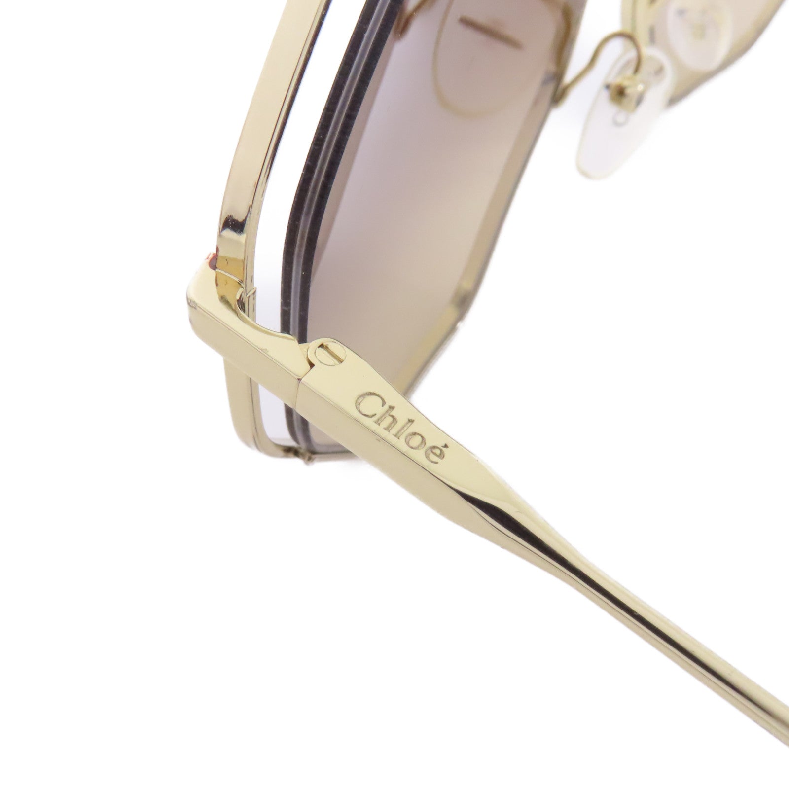Chloe PVC/金屬Sunglasses太陽眼鏡啡色