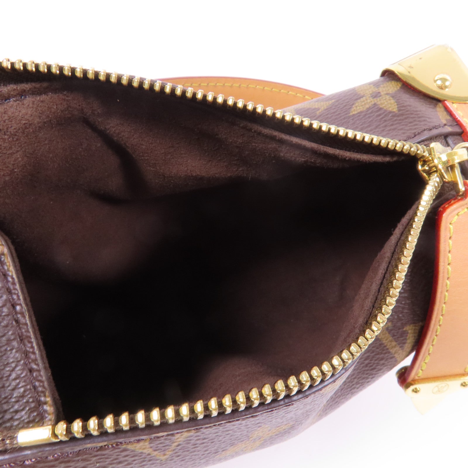 LOUIS VUITTON Monogram Side Trunk PM金扣手挽肩背兩用袋