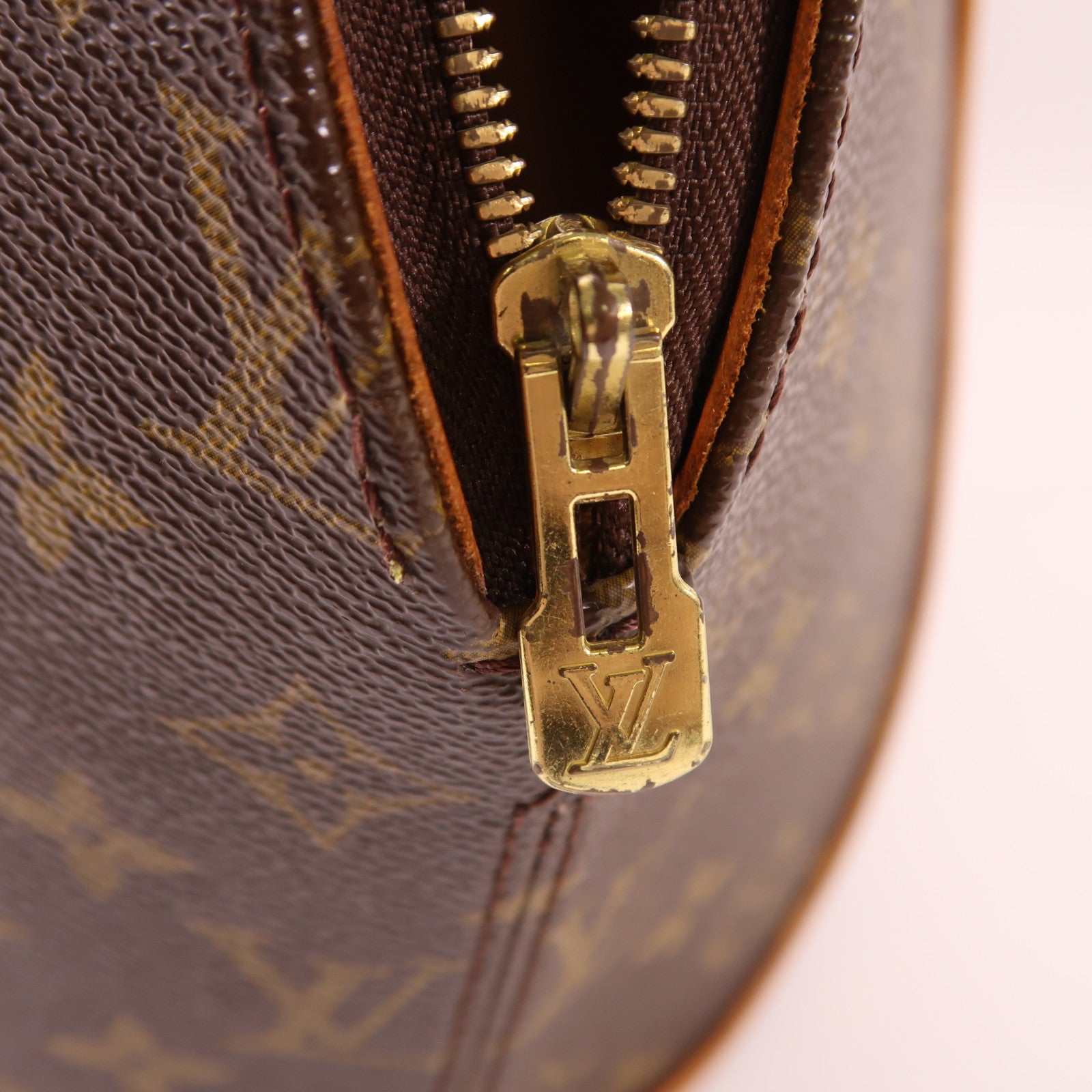 LOUIS VUITTON LV GHW Ellipse MM Hand Bag M51126 Monogram Brown