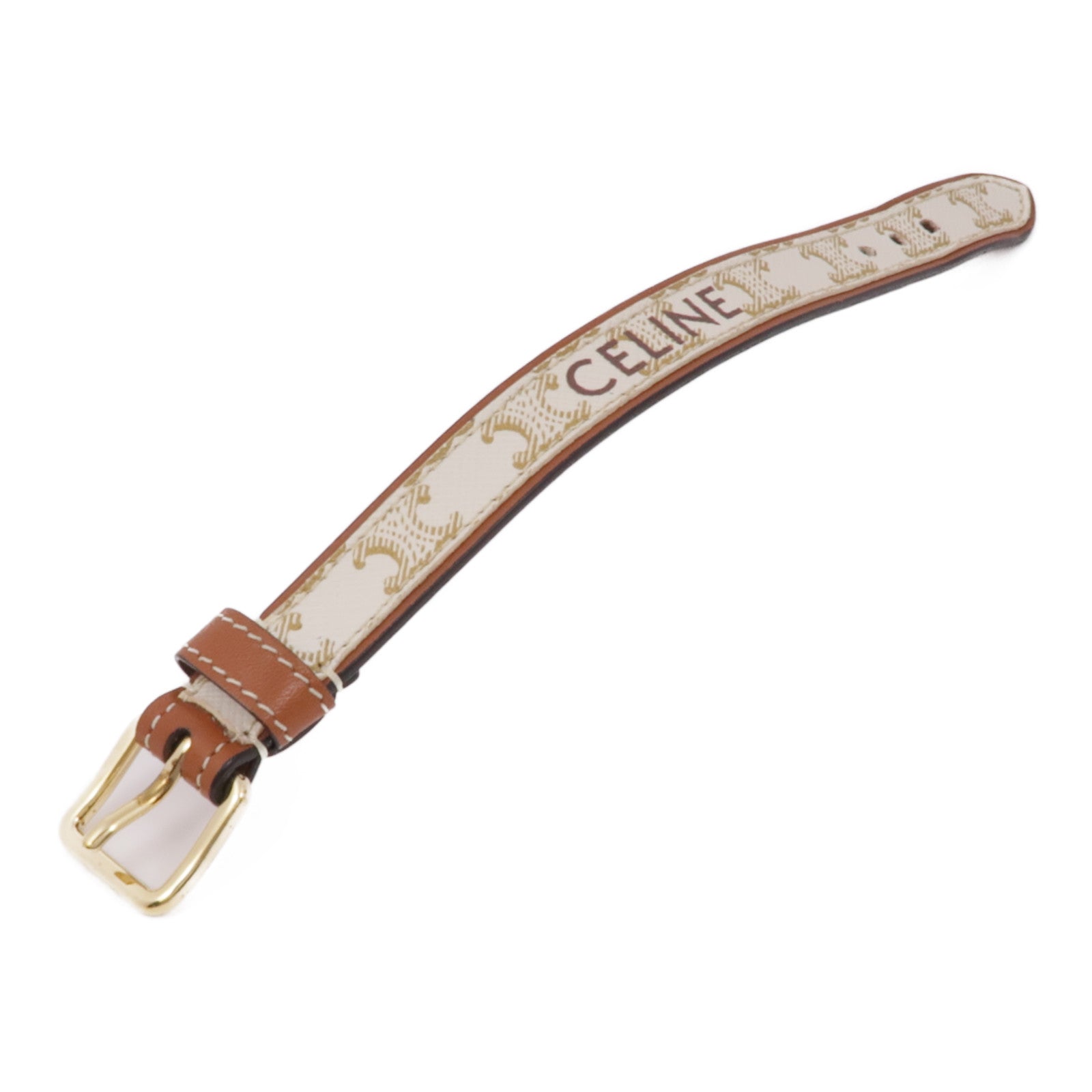CELINE 塗層帆布/皮革Bracelet手鏈