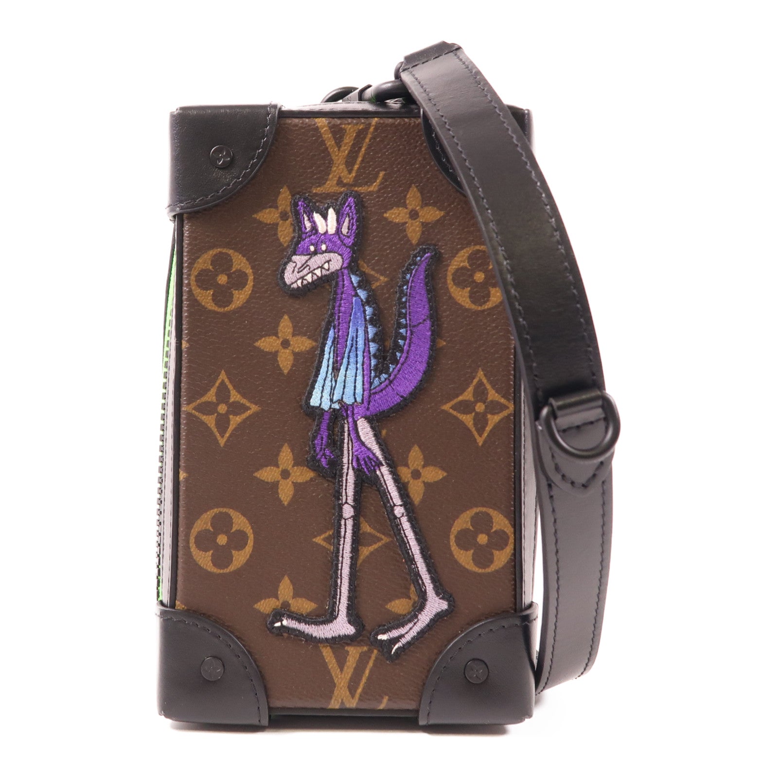 LOUIS VUITTON Soft Trunk Phone Box LV Friends Shoulder Bag M80144 Monogram Brown