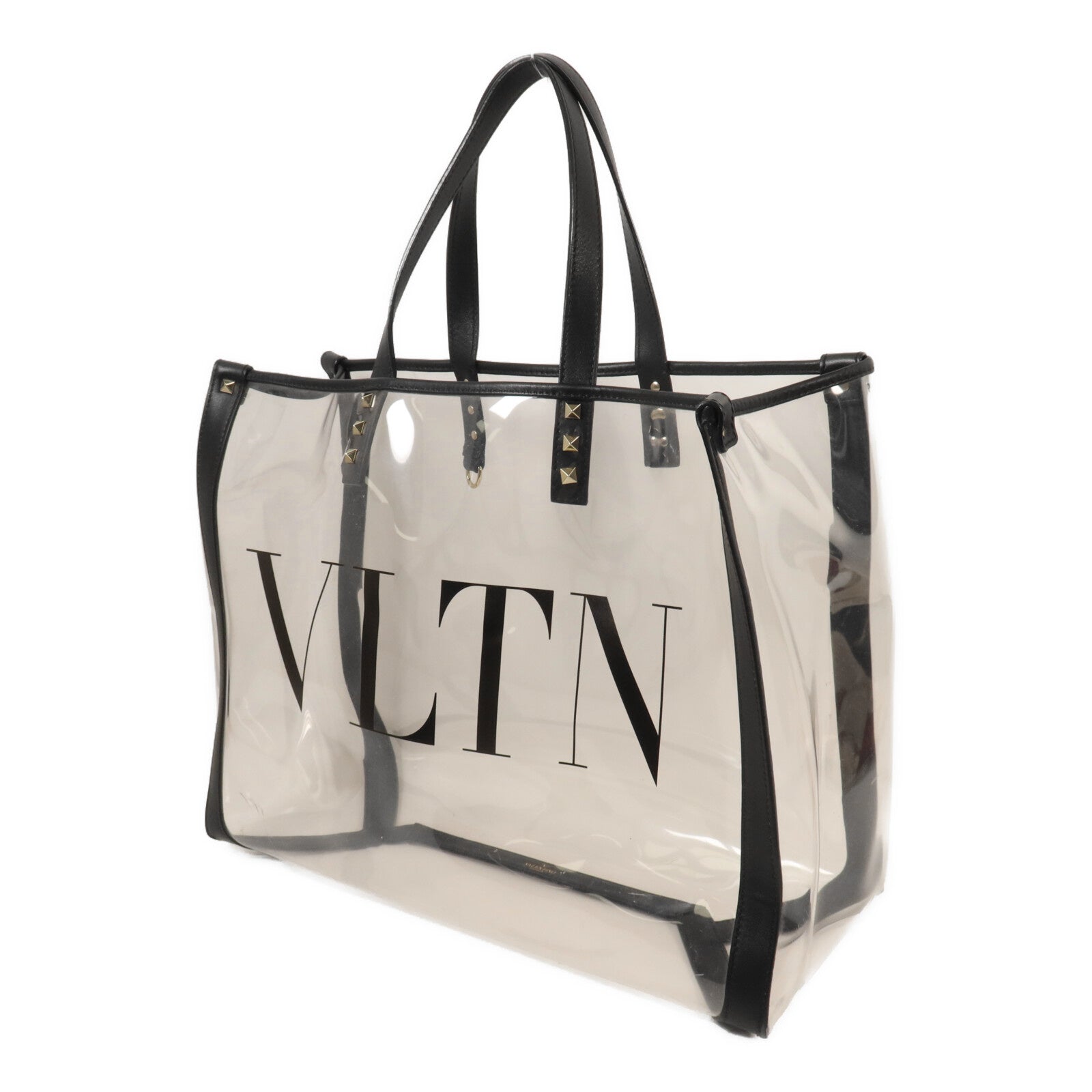 Valentino PVC/牛皮皮革Tote Bag手挽袋