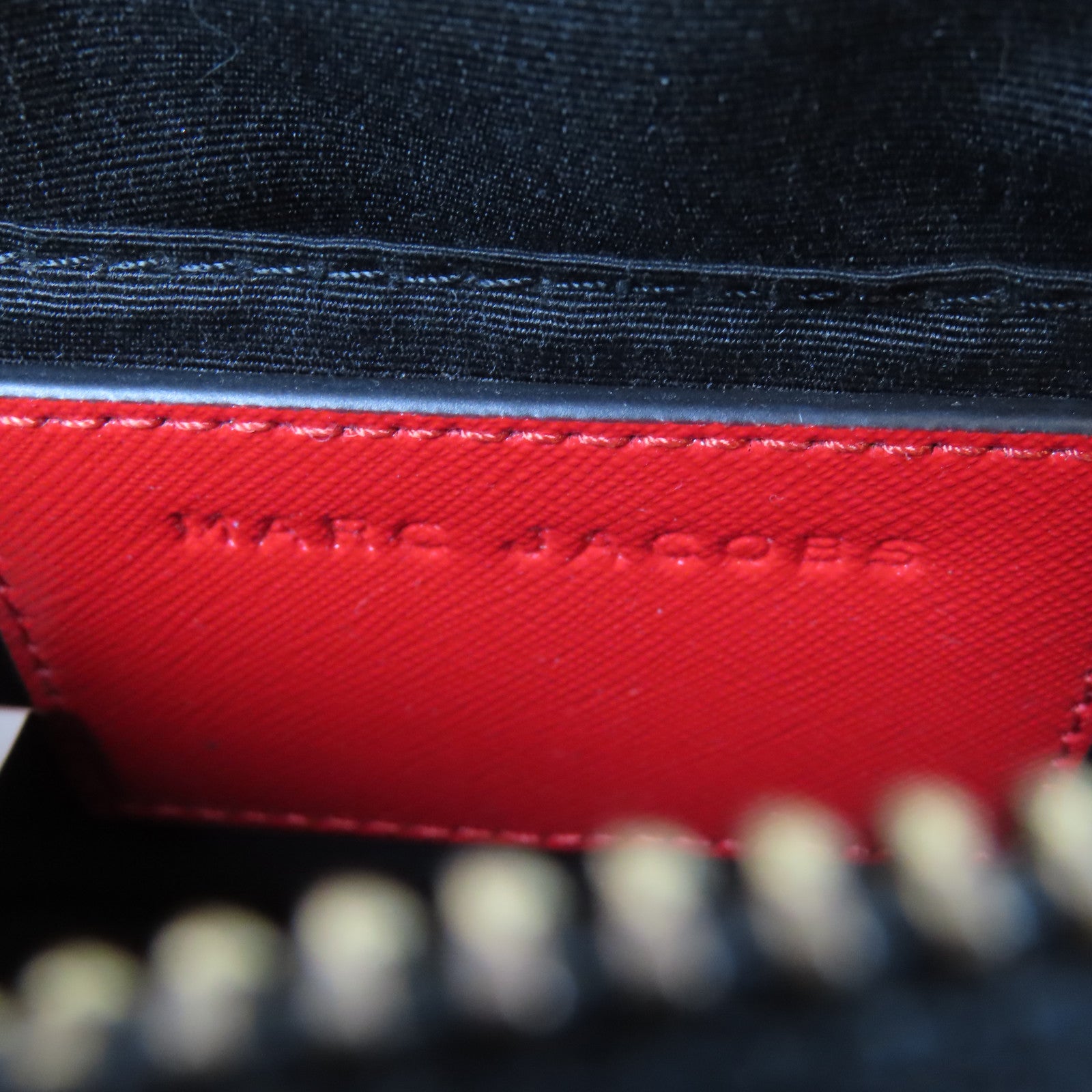 MARC JACOBS 牛皮皮革Shoulder Bag金扣肩背袋紅色/藍色/紫紅色