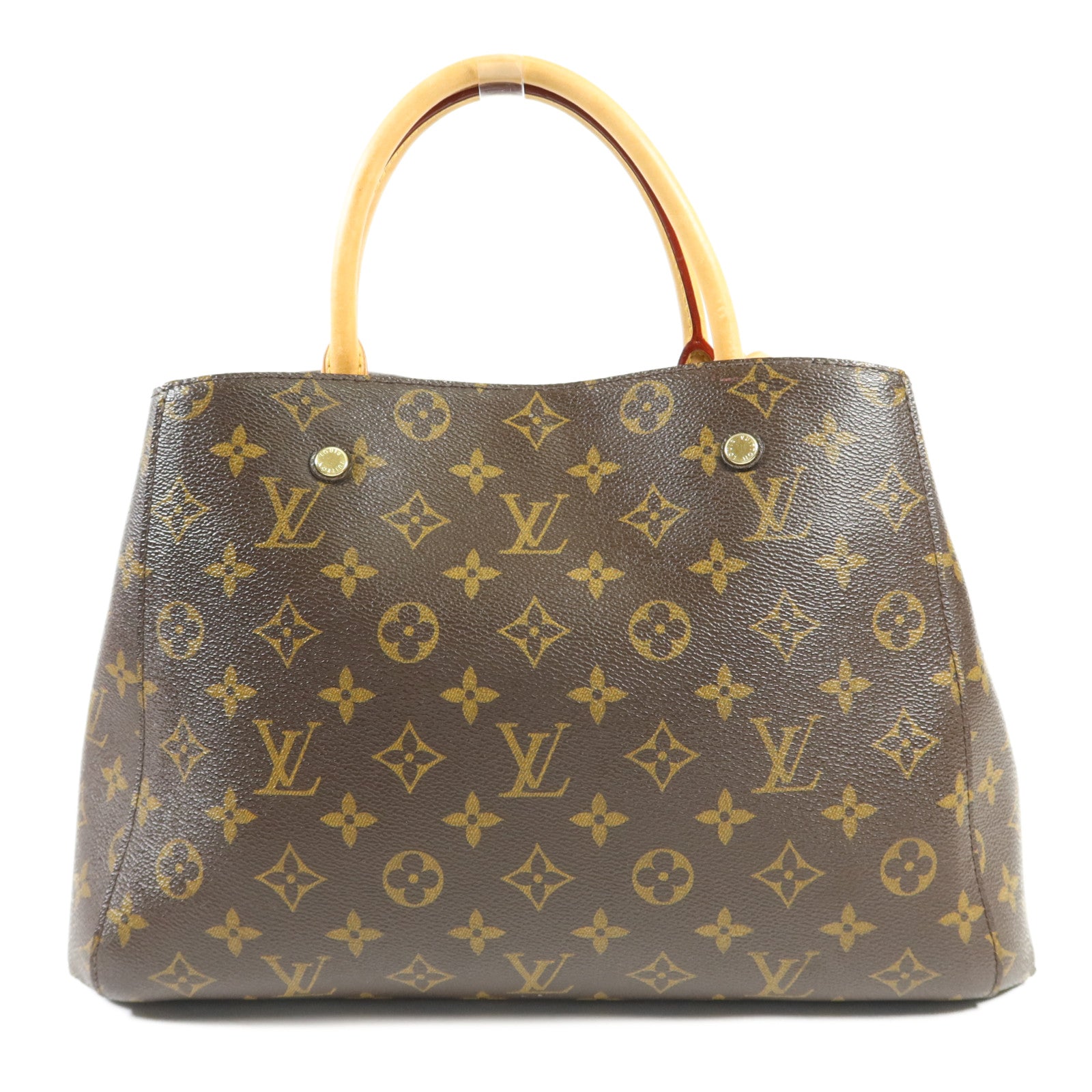 LOUIS VUITTON Monogram Montaigne MM金扣手挽肩背兩用袋