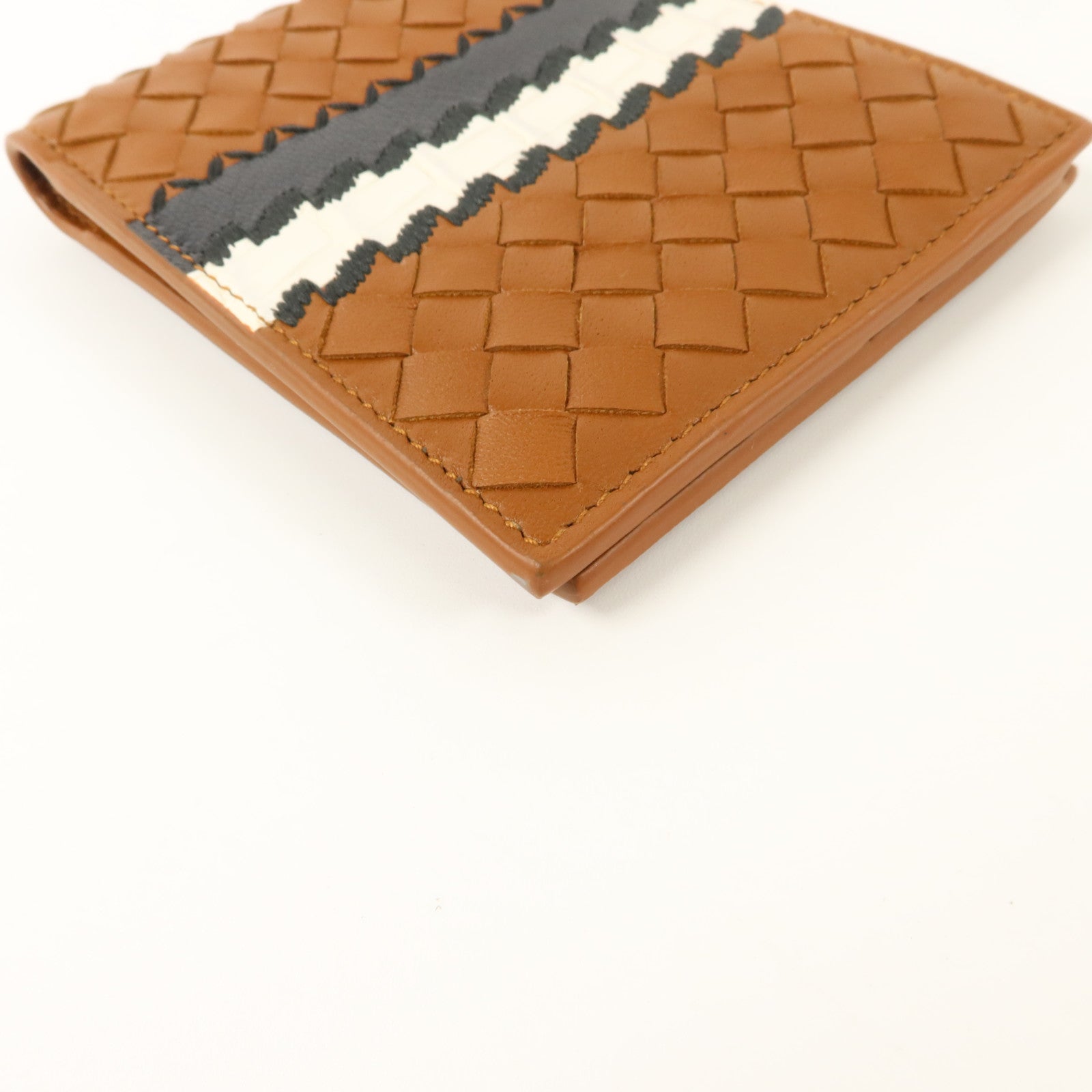 BOTTEGA VENETA 織紋皮革/鱷魚皮革Bifold Wallet錢包
