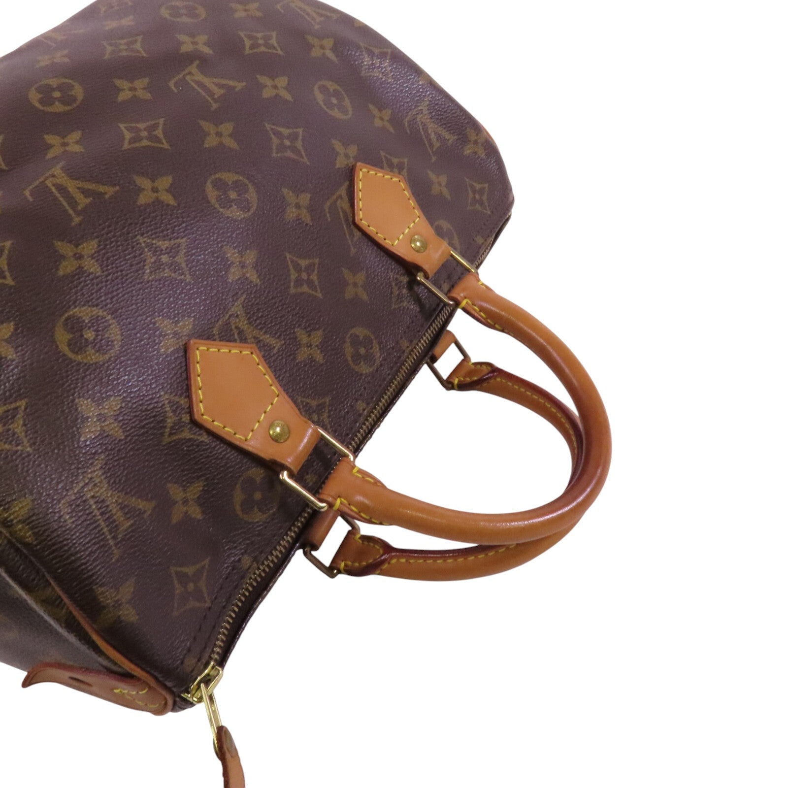LOUIS VUITTON Monogram Speedy 30金扣手挽袋