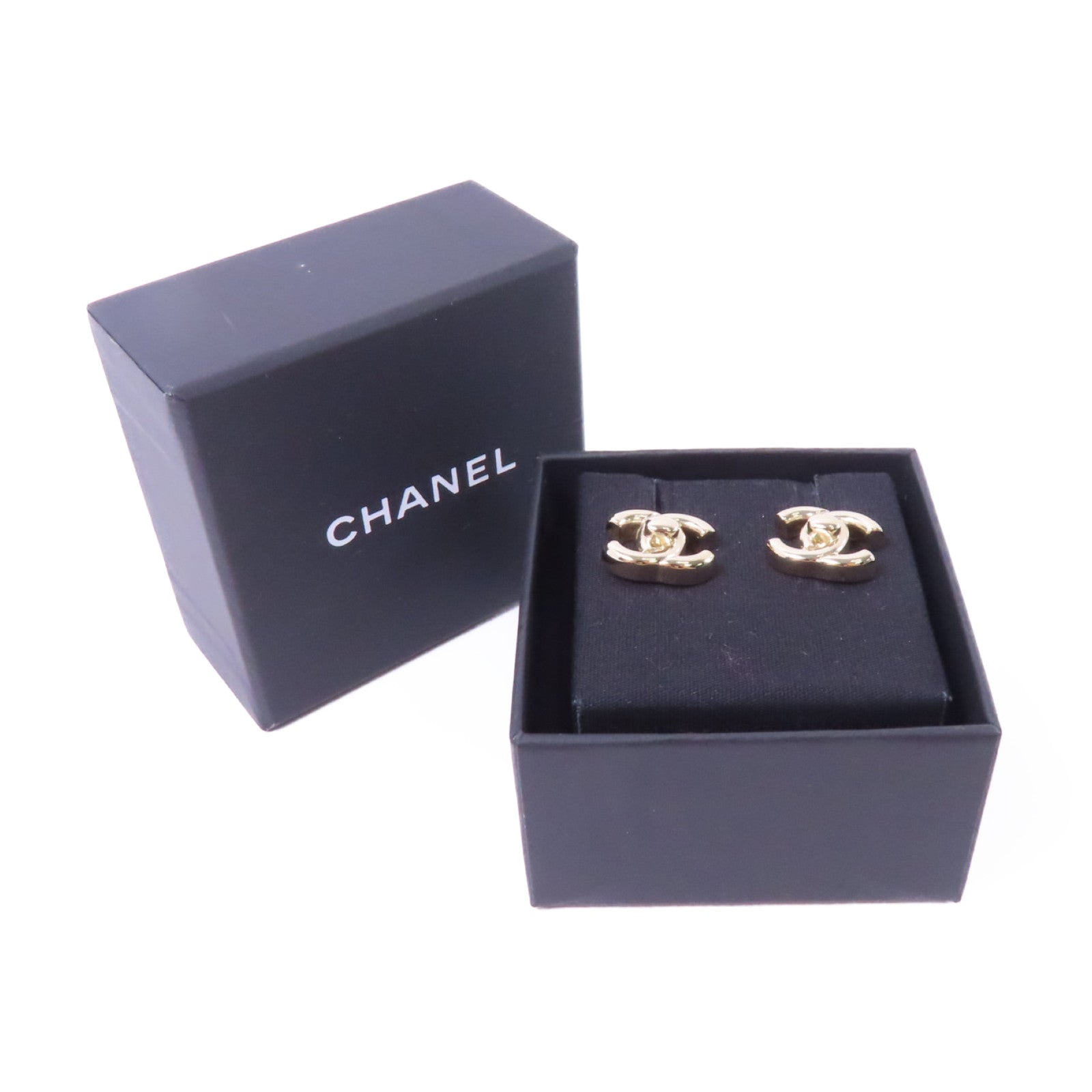 CHANEL 金屬Earrings耳環金色