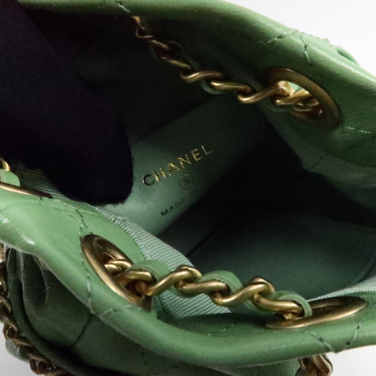 CHANEL 羊皮皮革Chain Shoulder Bag肩背袋