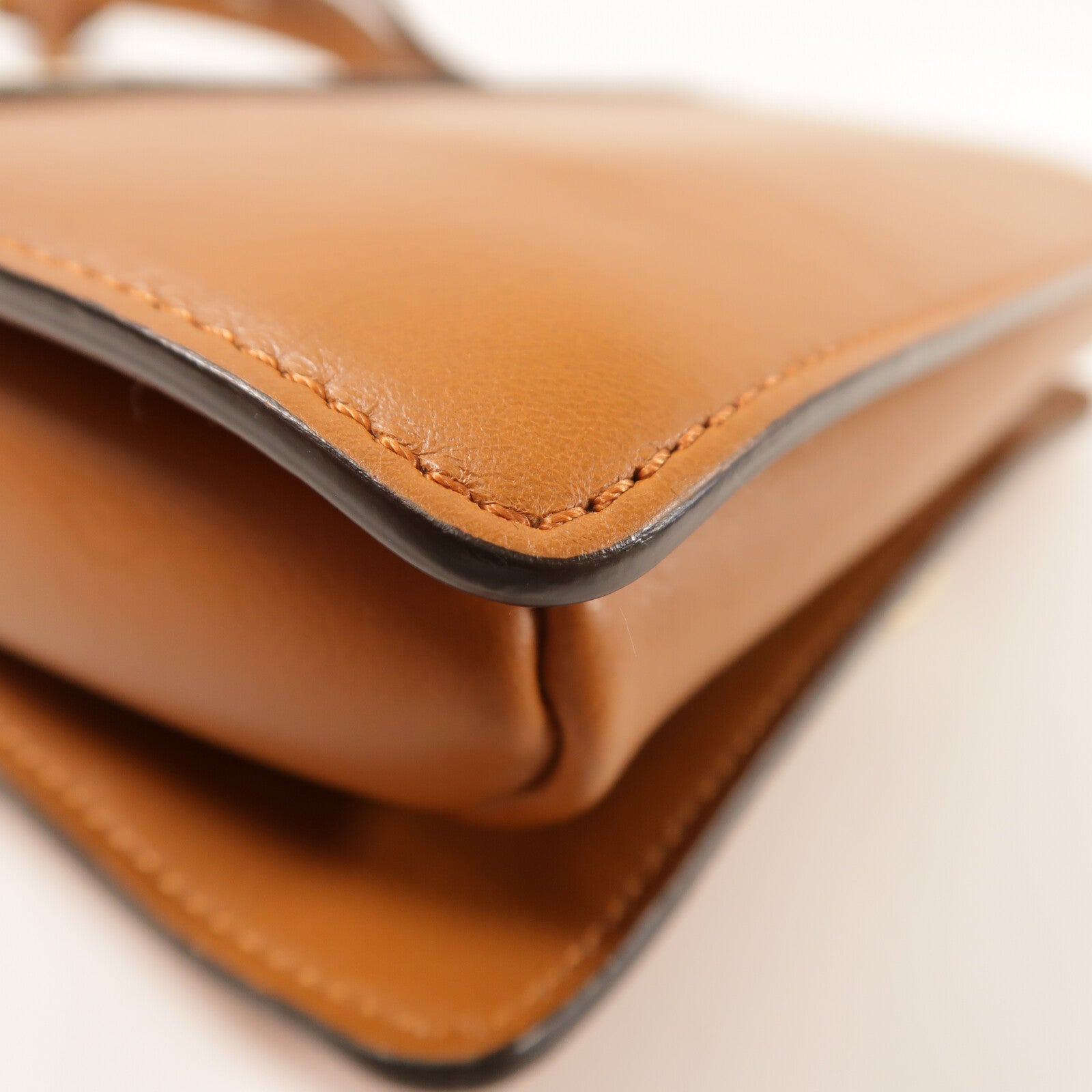 Chloe 牛皮/蛇皮皮革Faye Bag銀扣肩背袋