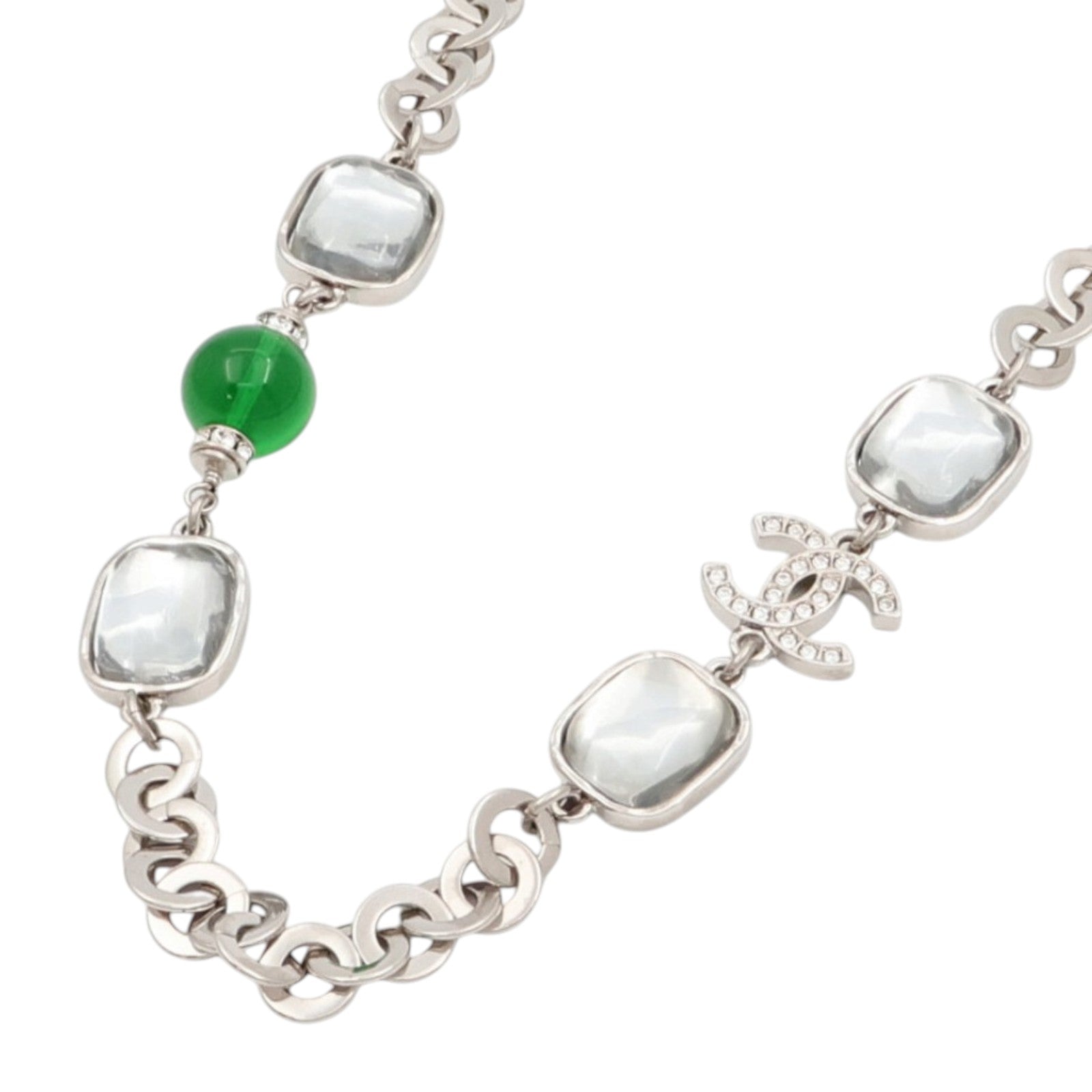 CHANEL 金屬/PVC Necklace項鍊