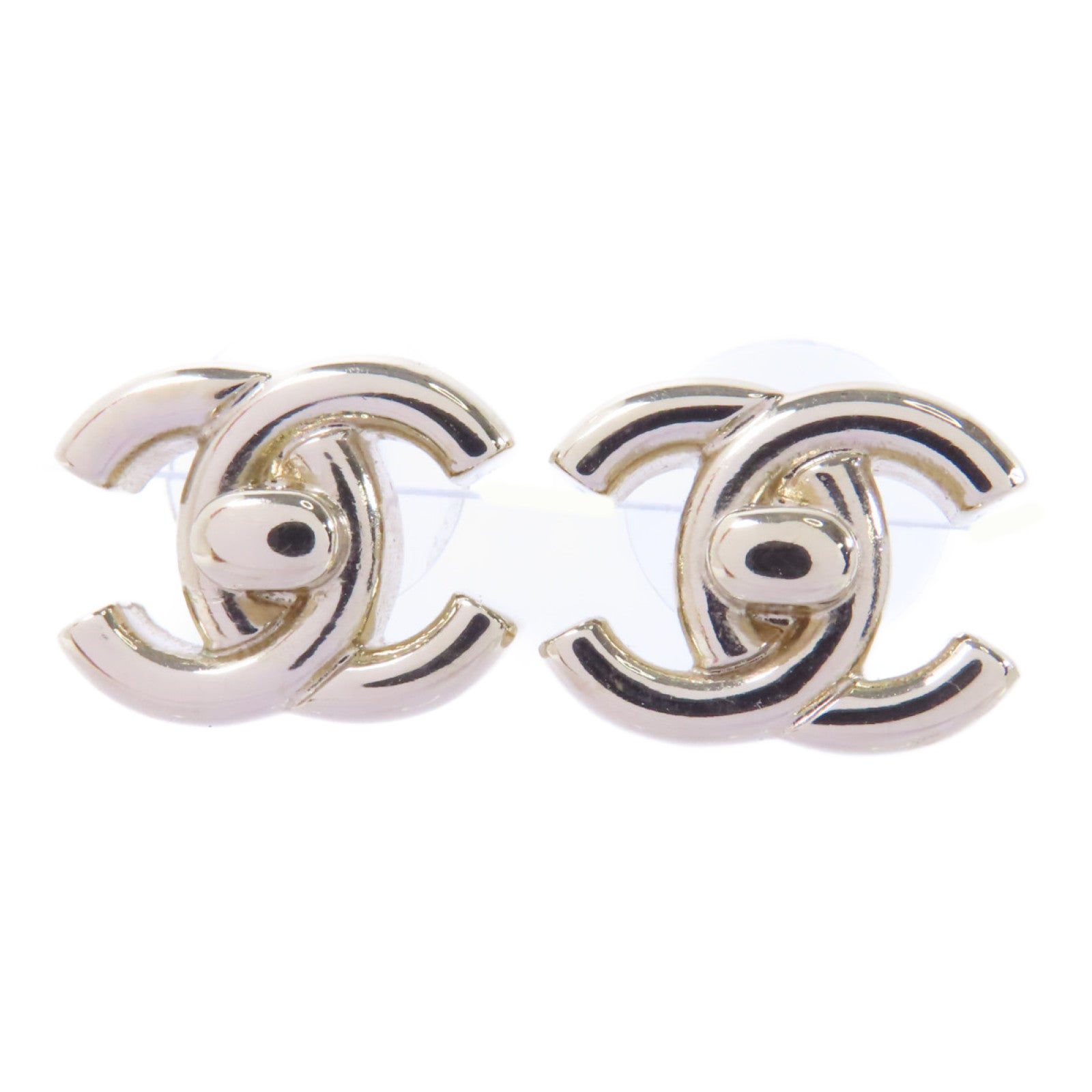 CHANEL 金屬Earrings耳環金色