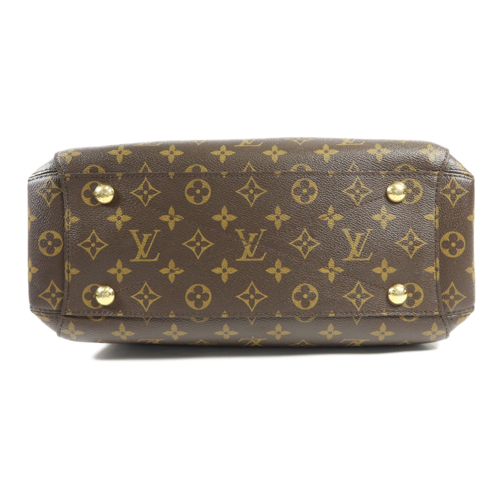 LOUIS VUITTON Monogram Montaigne MM金扣手挽肩背兩用袋