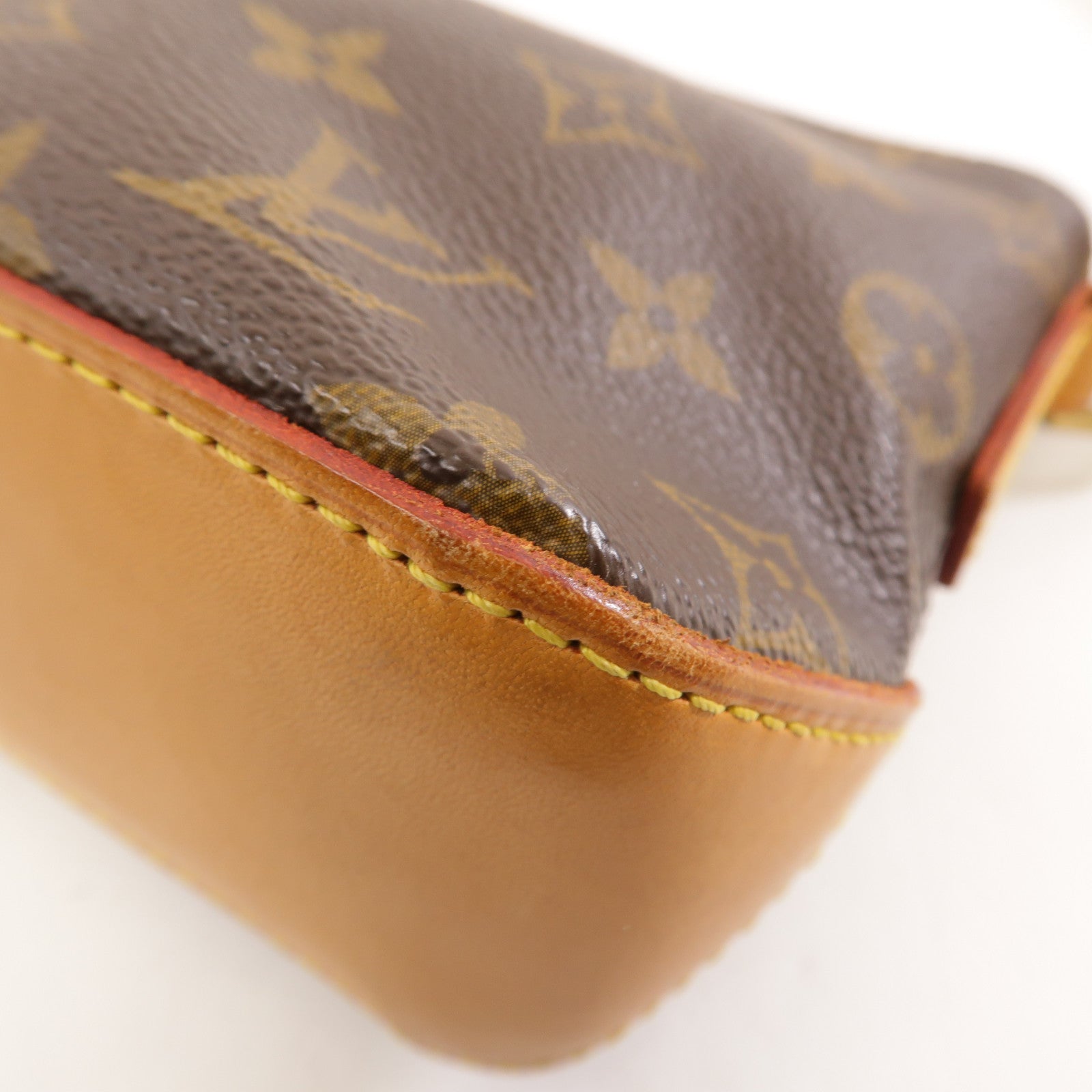LOUIS VUITTON Monogram Trotteur金扣肩背袋啡色