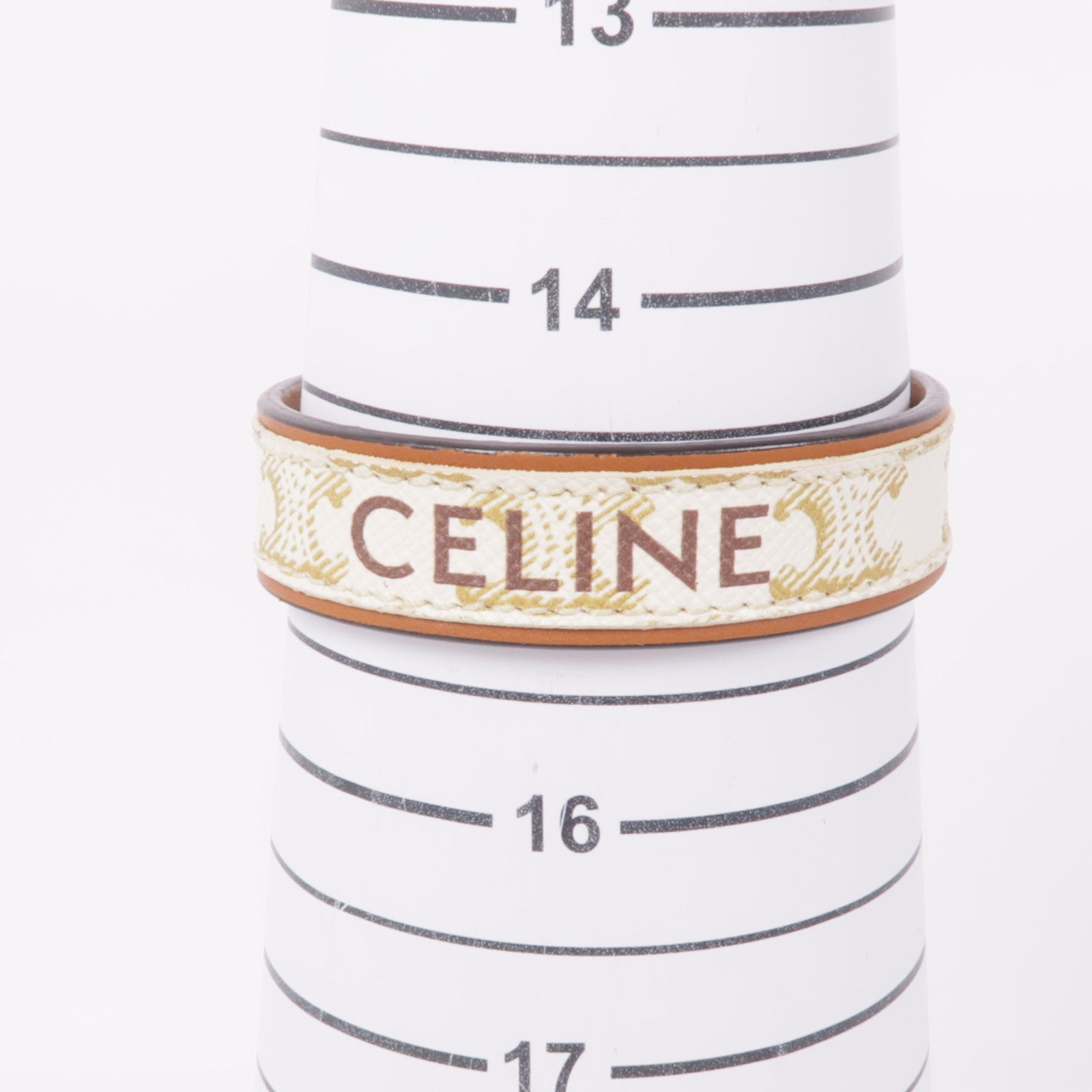 CELINE 塗層帆布/皮革Bracelet手鏈