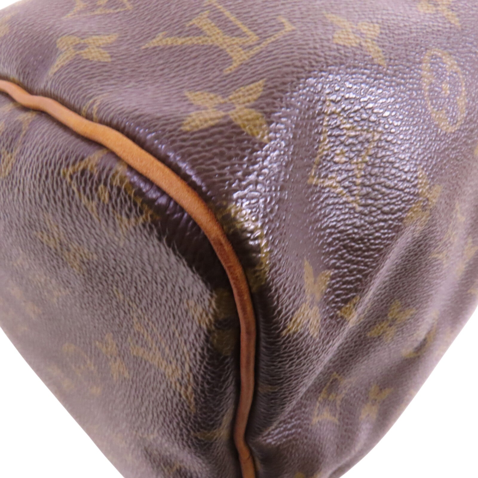 LOUIS VUITTON Monogram Speedy 30金扣手挽袋