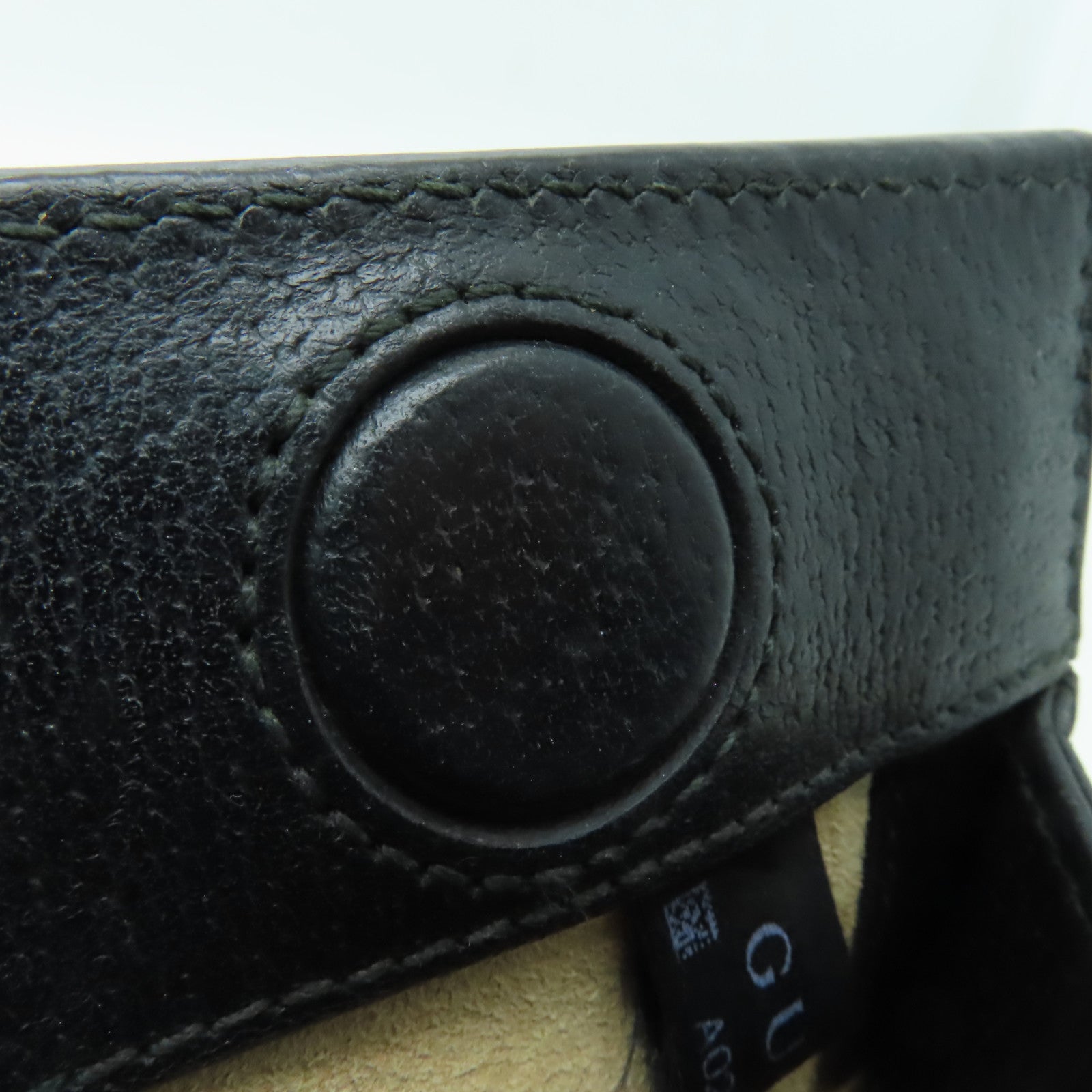 GUCCI 【清倉大減價】牛皮皮革Ophidia GG金扣鏈帶肩背袋黑色