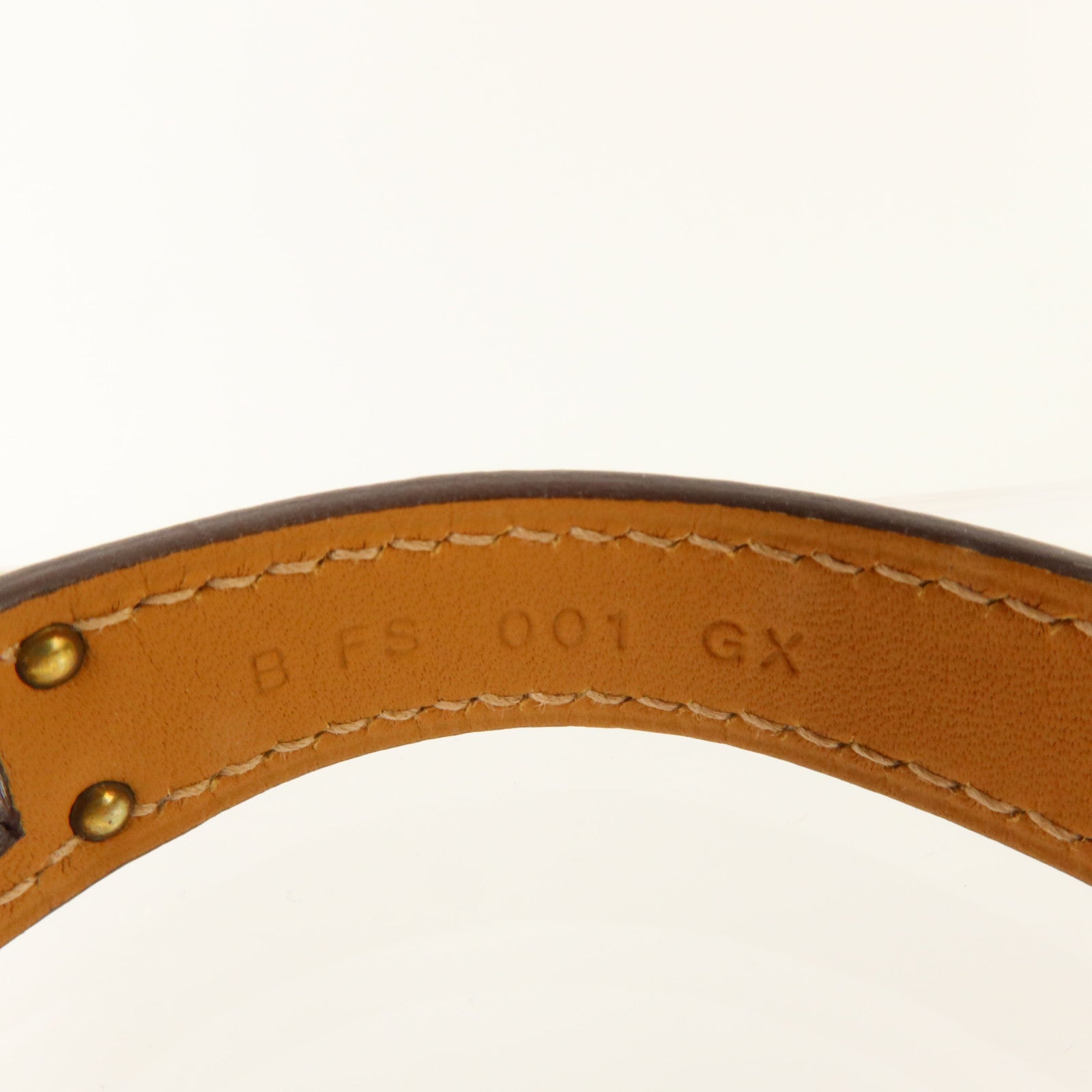 HERMES Epsom皮革Kelly Double Tour Bracelet金扣手鏈Etoupe